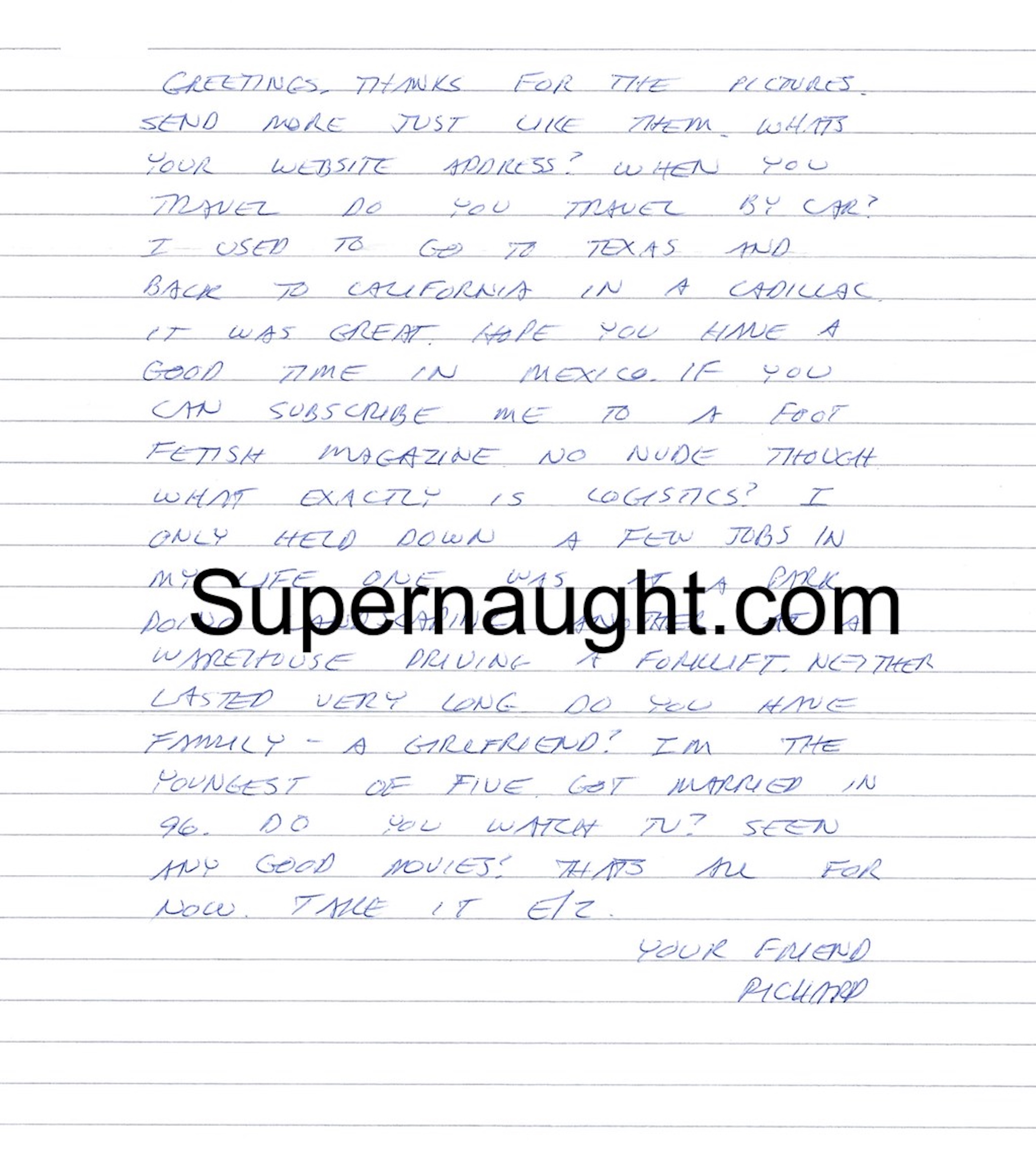 Richard Ramirez Handwritten Letter and Envelope Both Signed