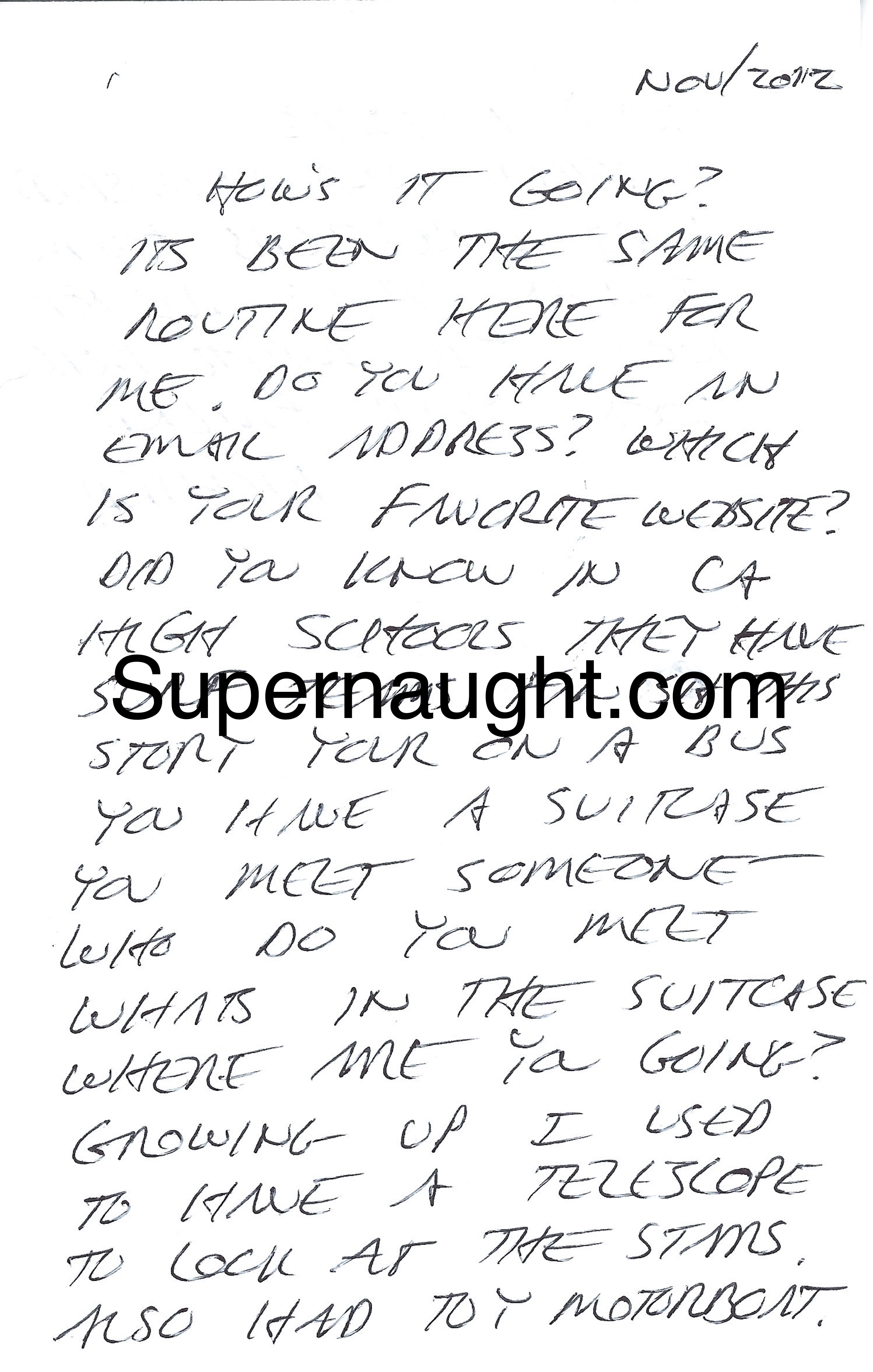Richard Ramirez Letter Envelope Set Both Signed Plus Jokes image 2