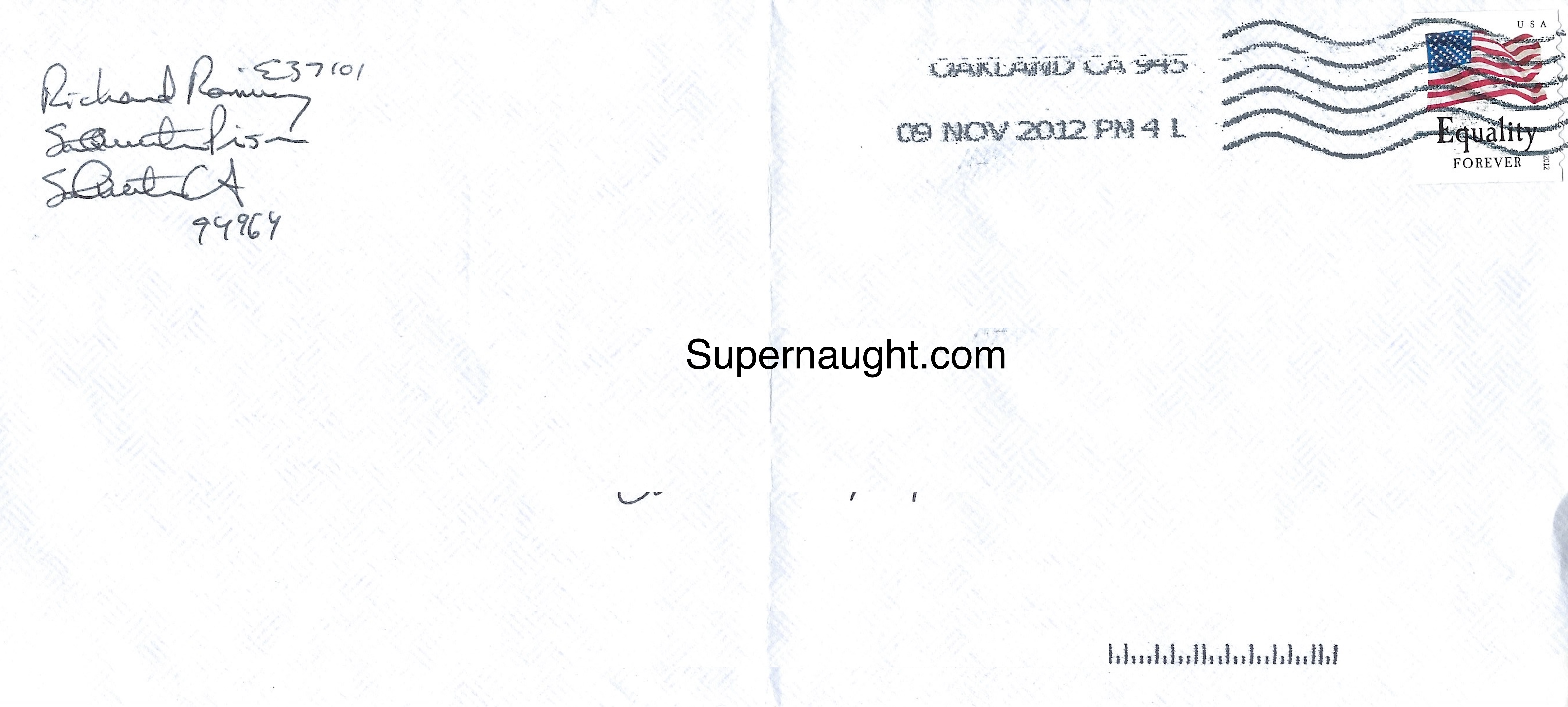 Richard Ramirez Letter Envelope Set Both Signed Plus Jokes image 4