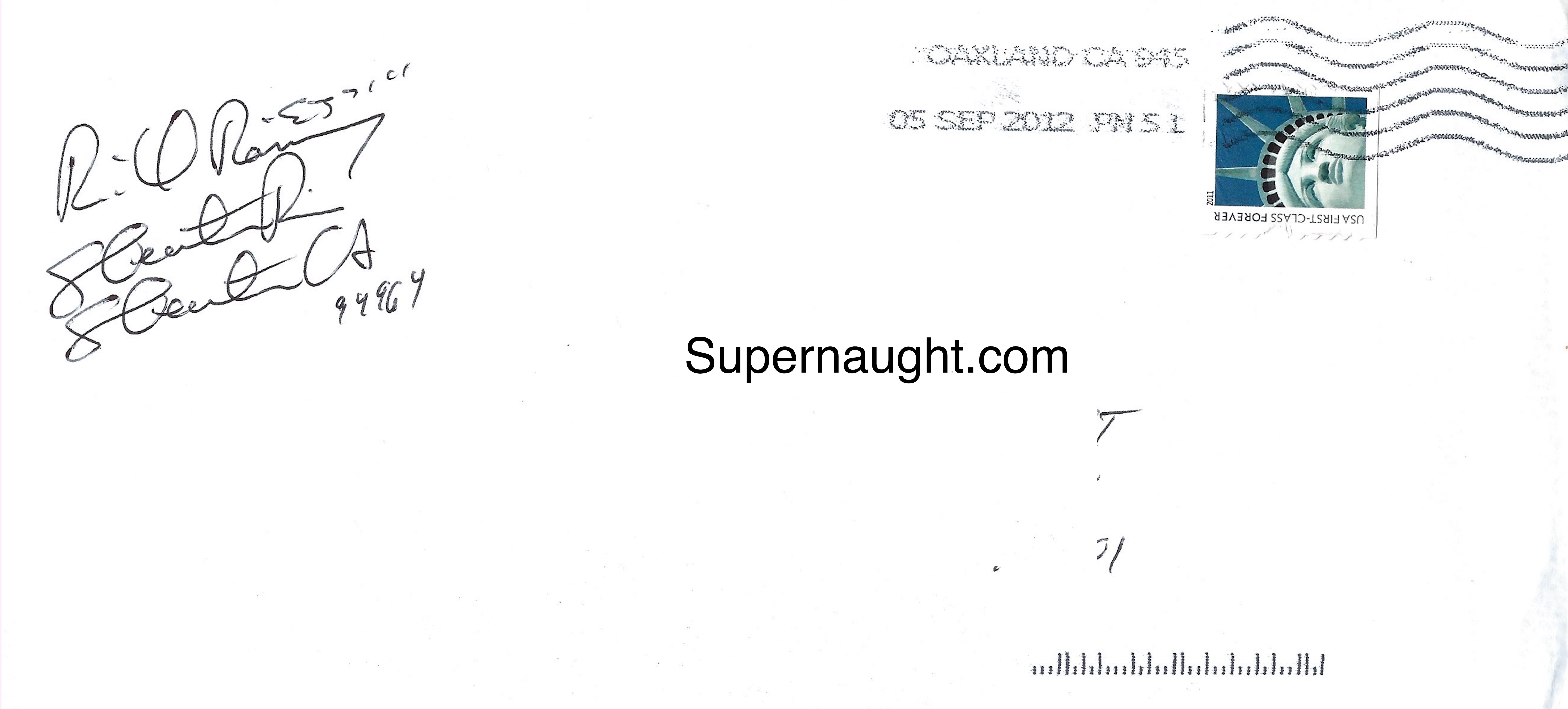 Richard Ramirez Night Stalker Letter Envelope Set Both Signed  image 2