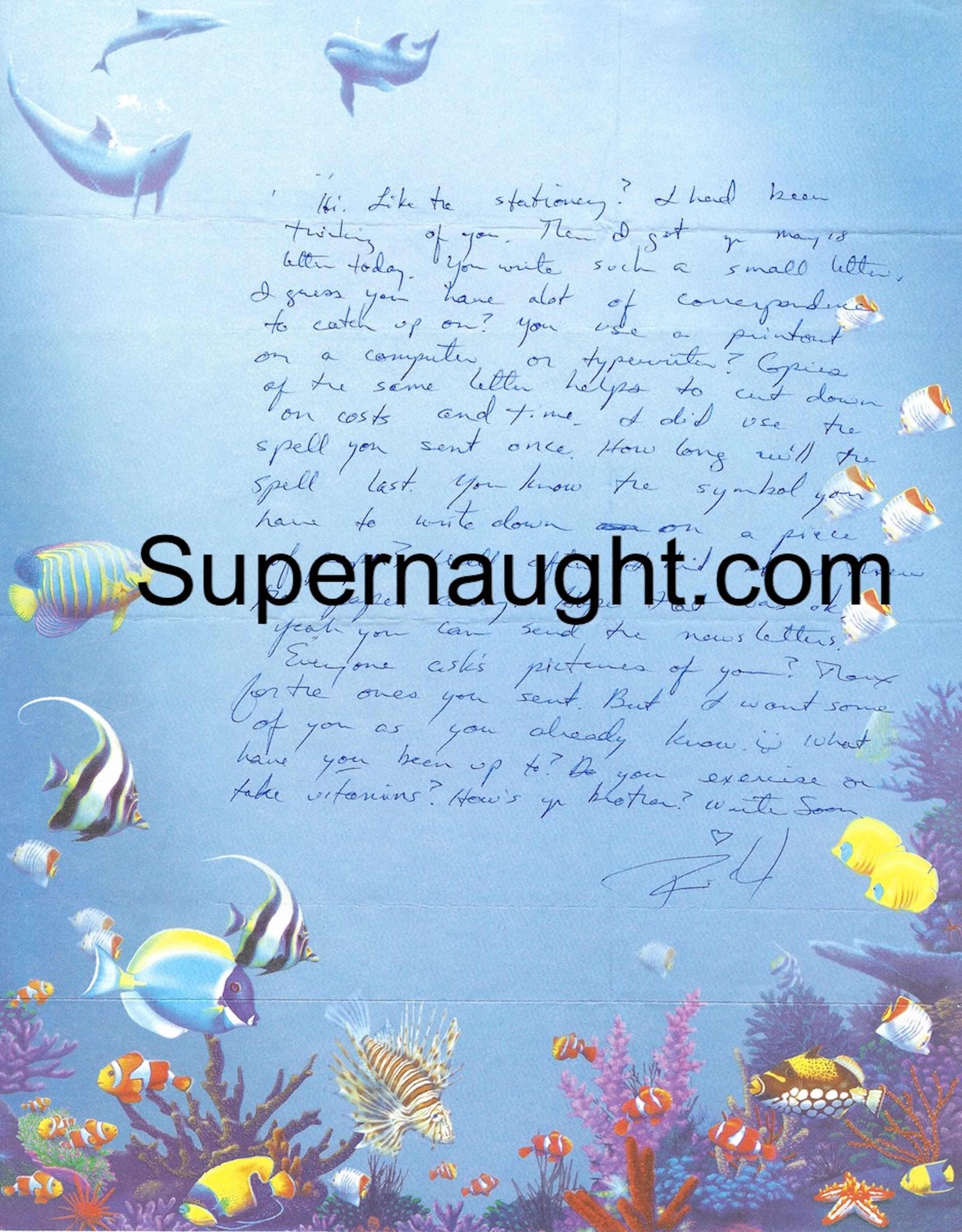 Richard Ramirez Night Stalker Letter Signed with Envelope