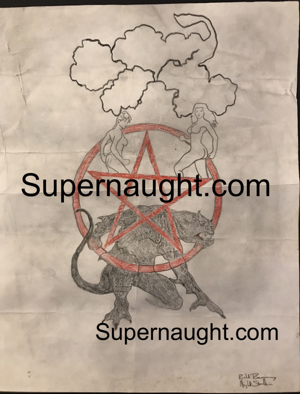 Richard Ramirez Night Stalker Signed Dark Theme Artwork