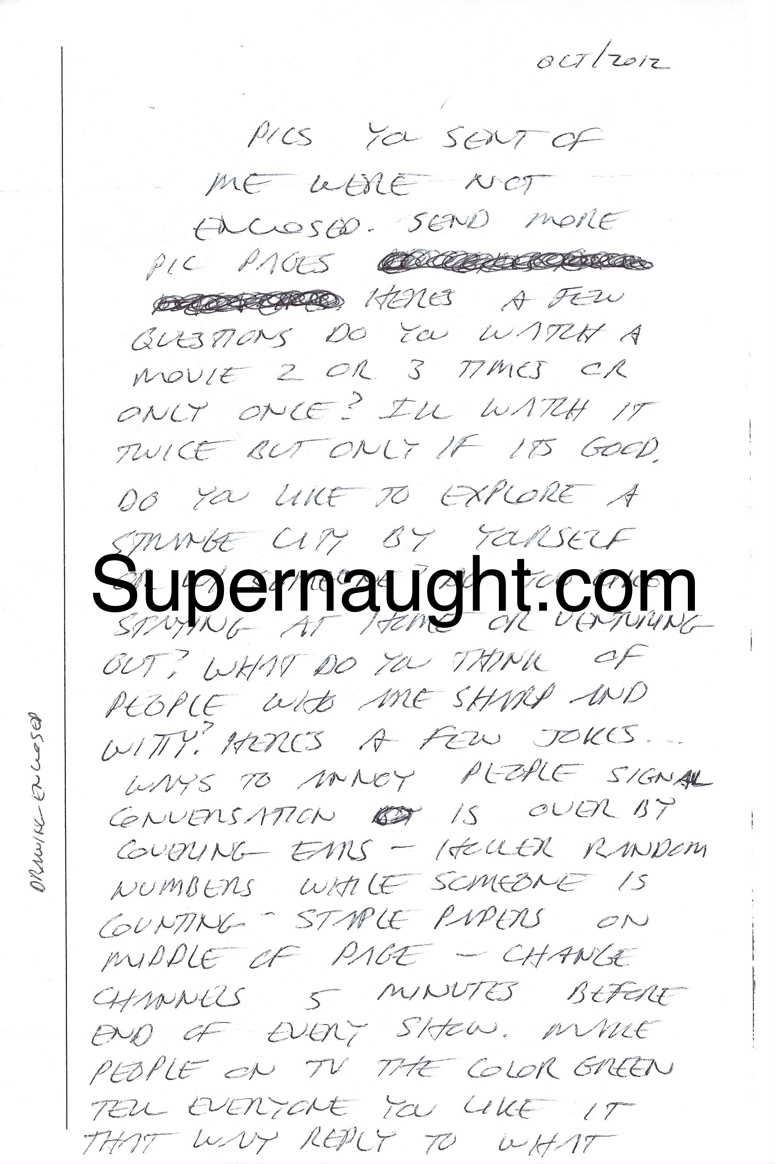 Richard Ramirez October 2012 Letter Envelope Set Both Signed