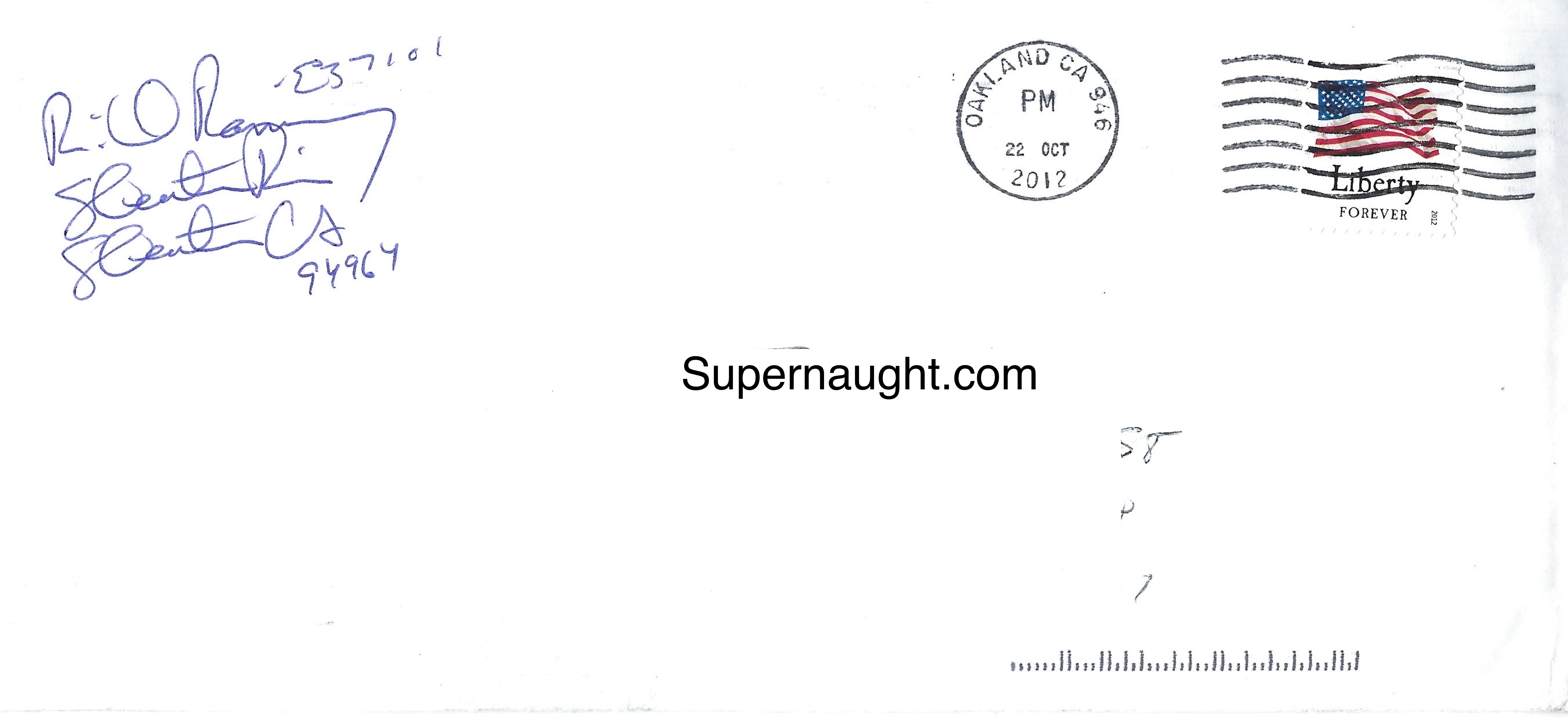 Richard Ramirez October 2012 Letter Envelope Set Both Signed image 3