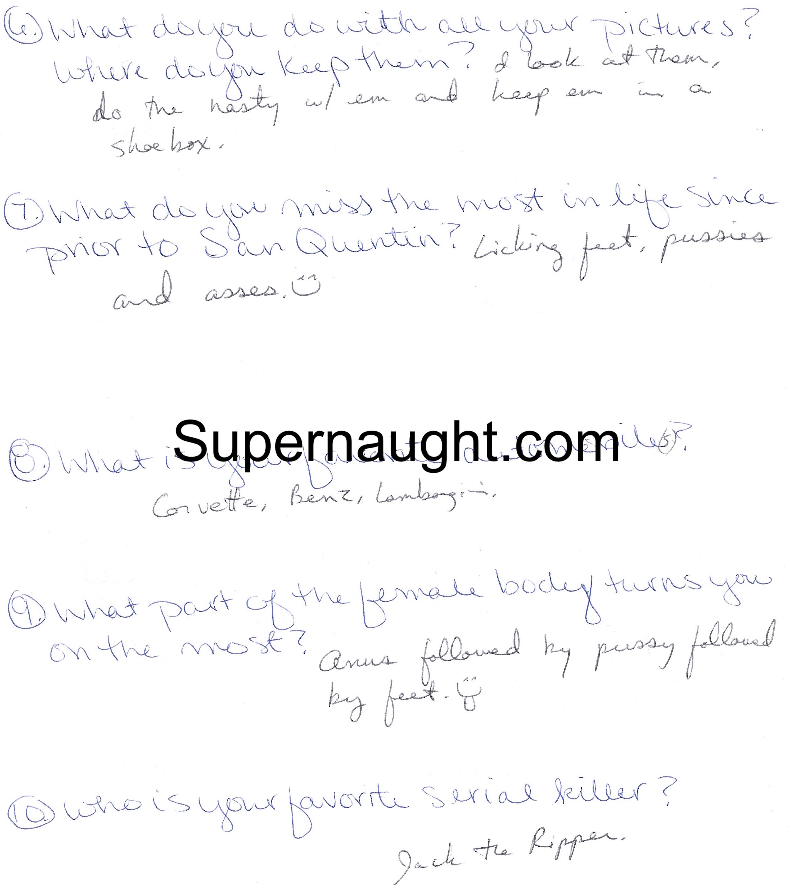 Richard Ramirez Questionnaire with Signed Envelope image 2