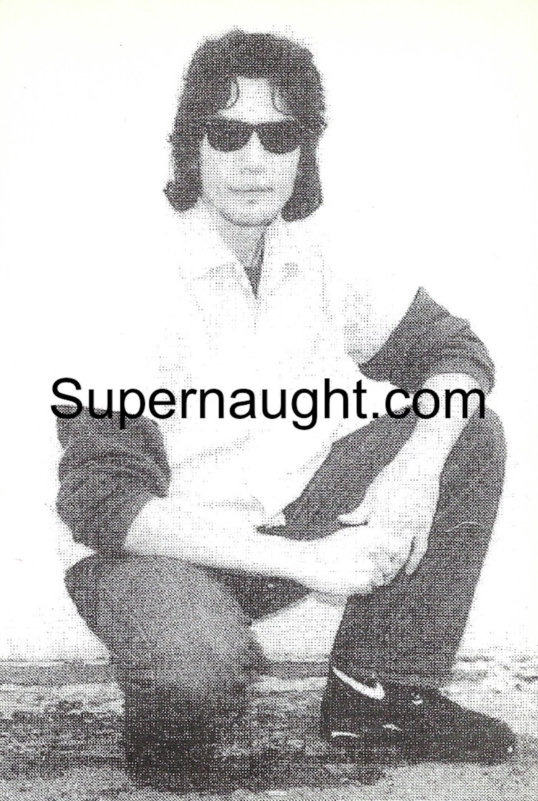 Richard Ramirez Signed Death Row Yard Photo image 2