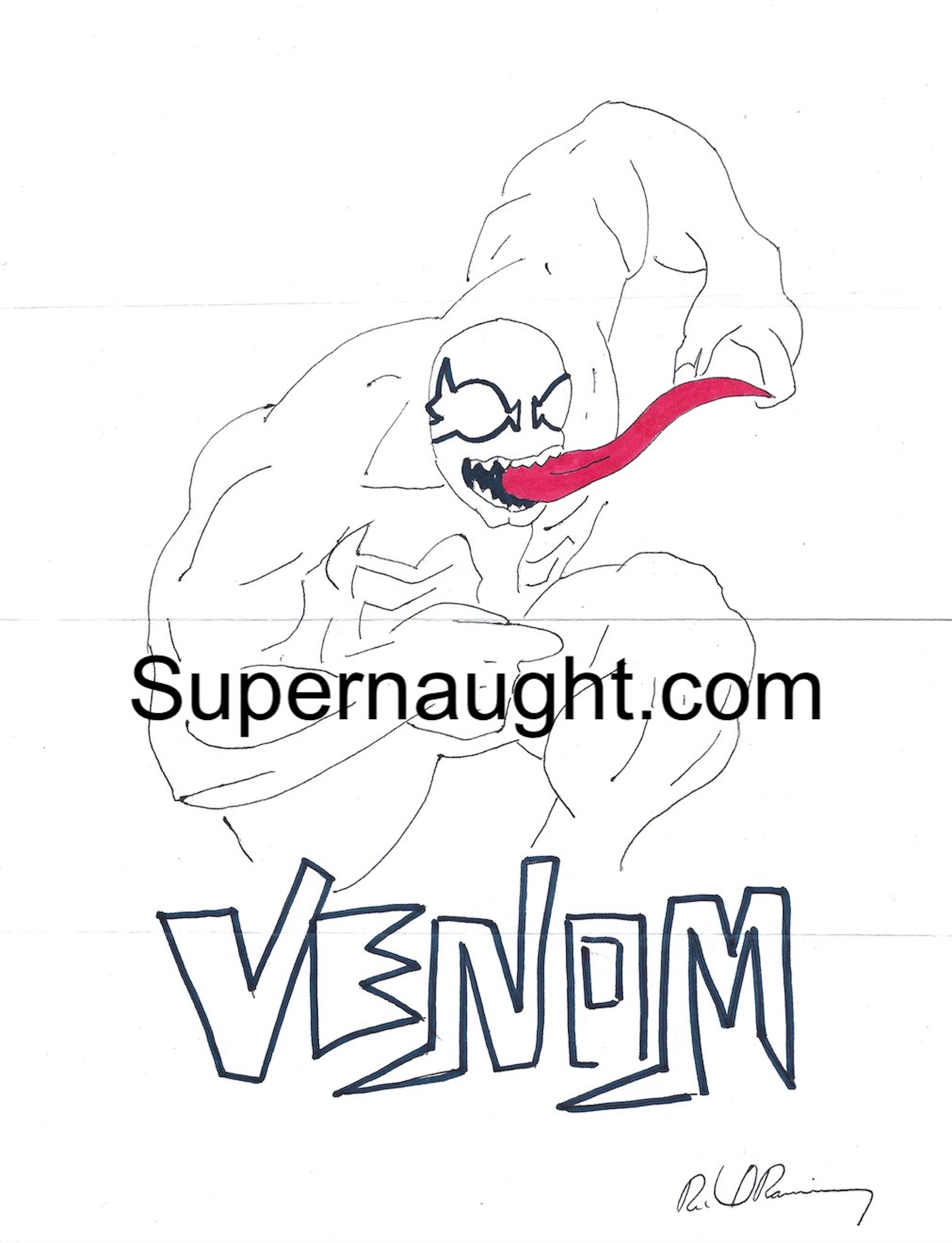 Richard Ramirez Venom Artwork Signed