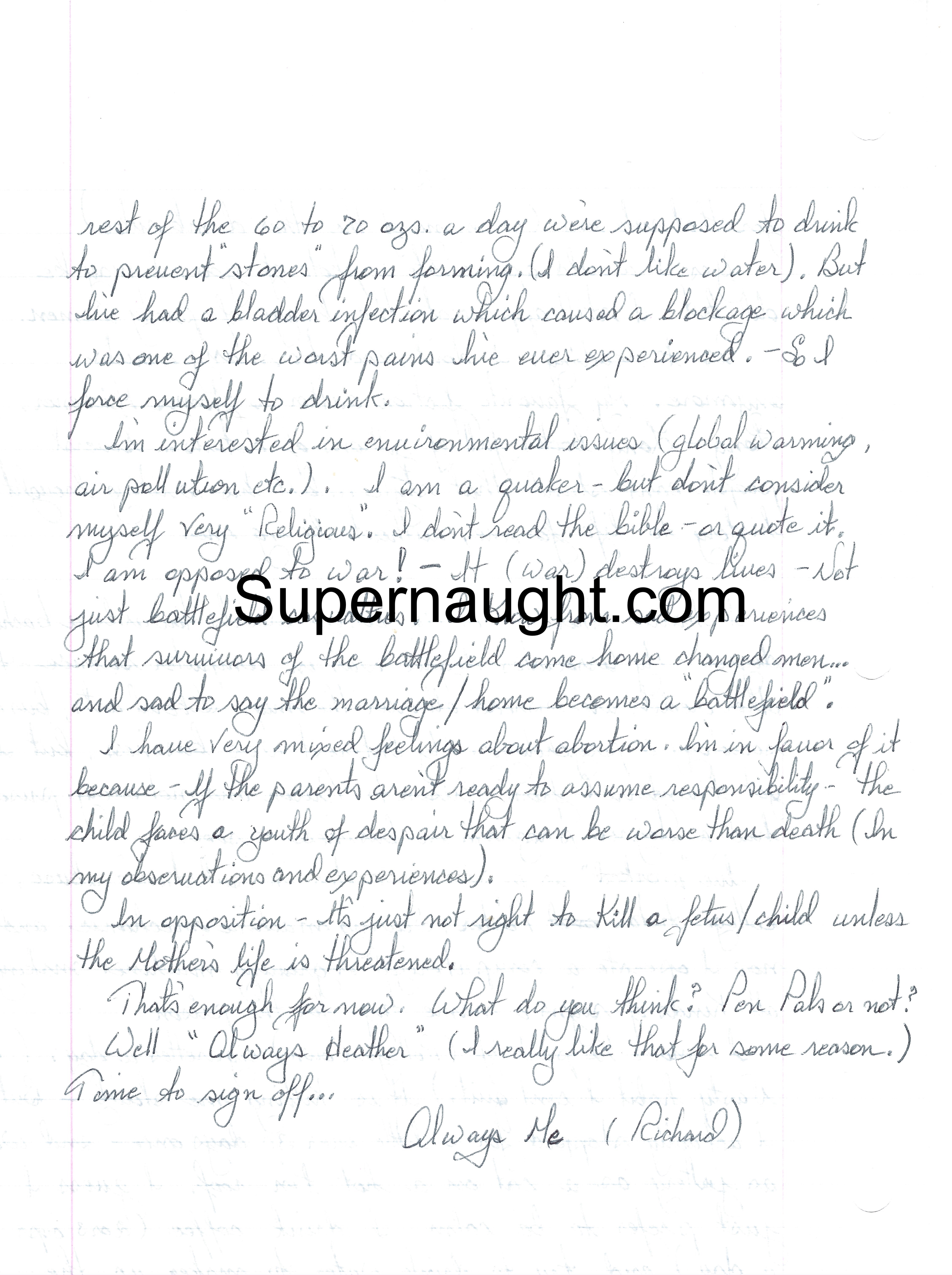 Richard Robles Letter And Envelope Set Both Signed image 2