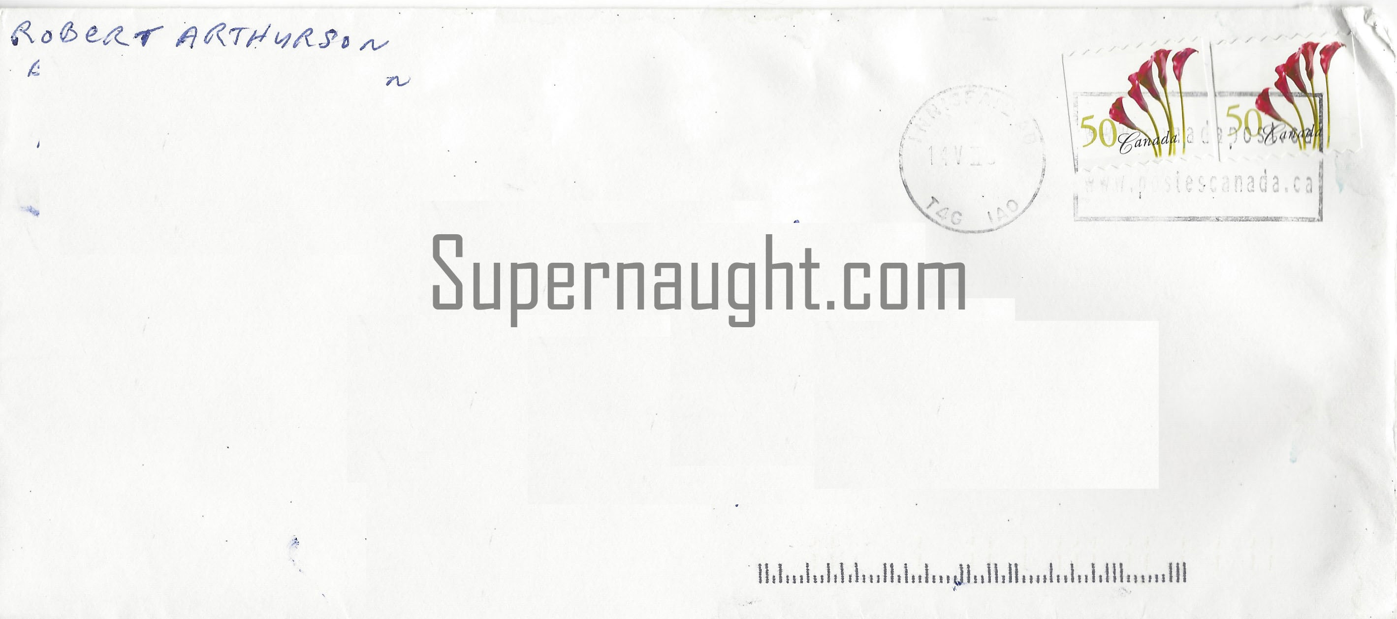 Robert Arthurson Four Page Letter And Envelope Set Both Signed image 2