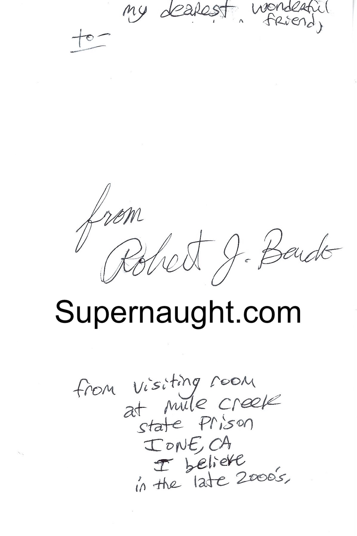 Robert Bardo Signed Photo image 2