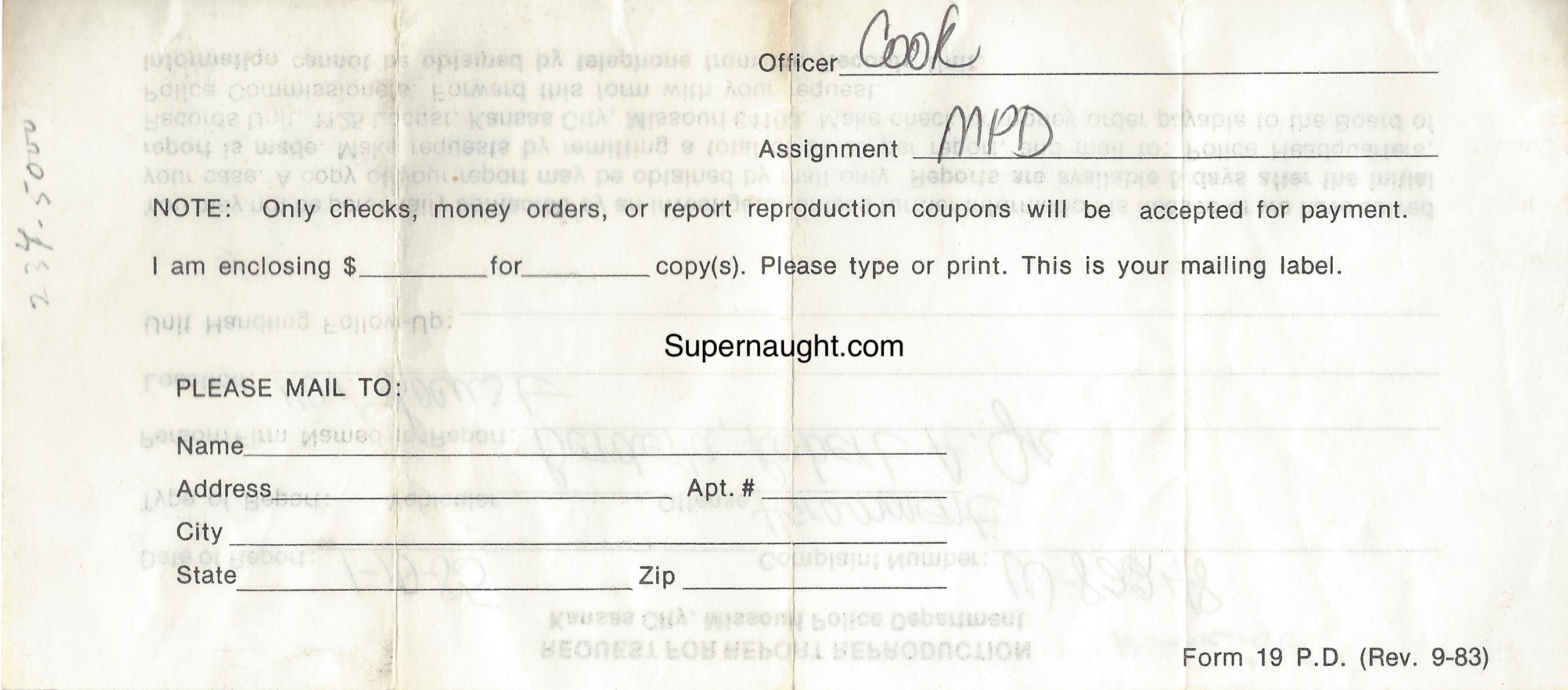Robert Berdella 1985 Police Complaint image 2