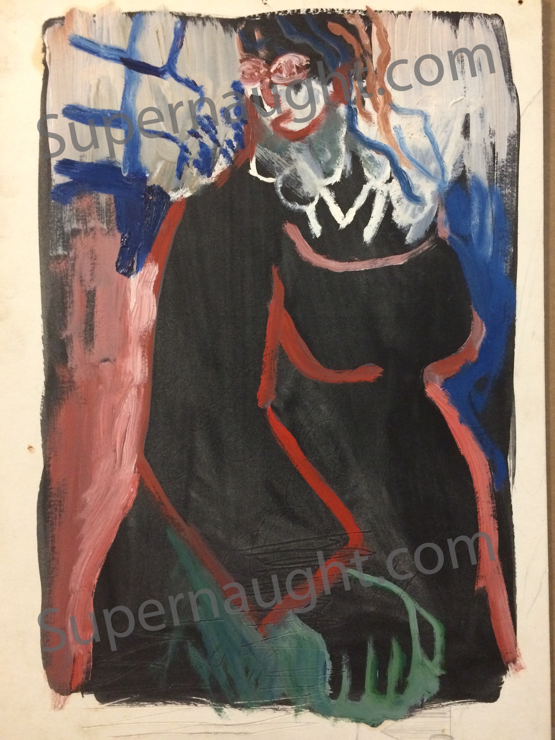 Robert Berdella Abstract Female Painting