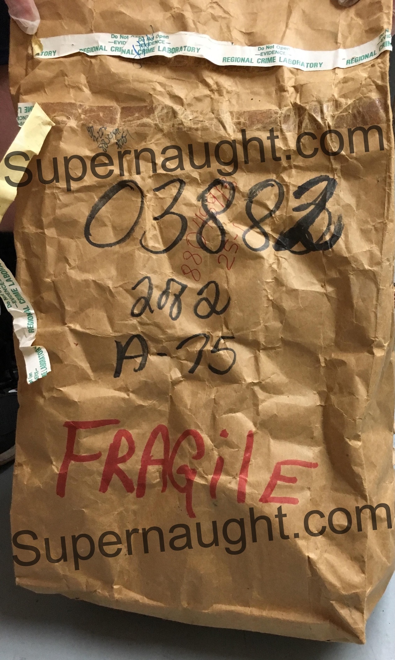 Robert Berdella Fireplace Ashes in Evidence Bag