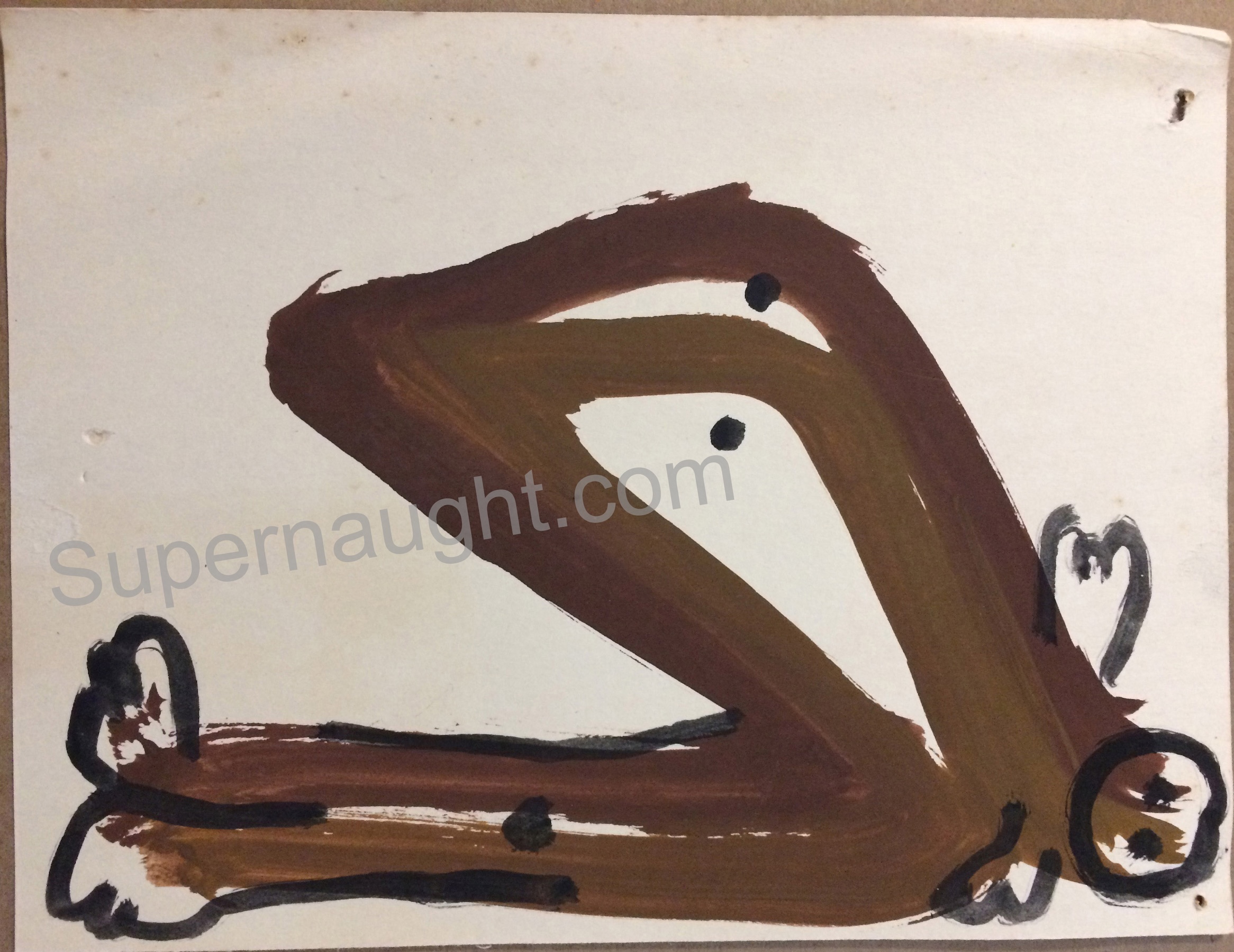 Robert Berdella Kneeling Gumby Painting