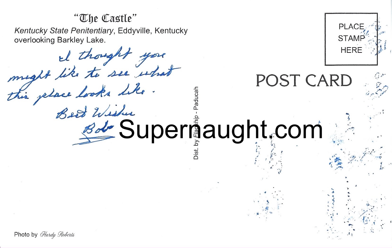 Robert Foley Signed KSP The Castle Postcard