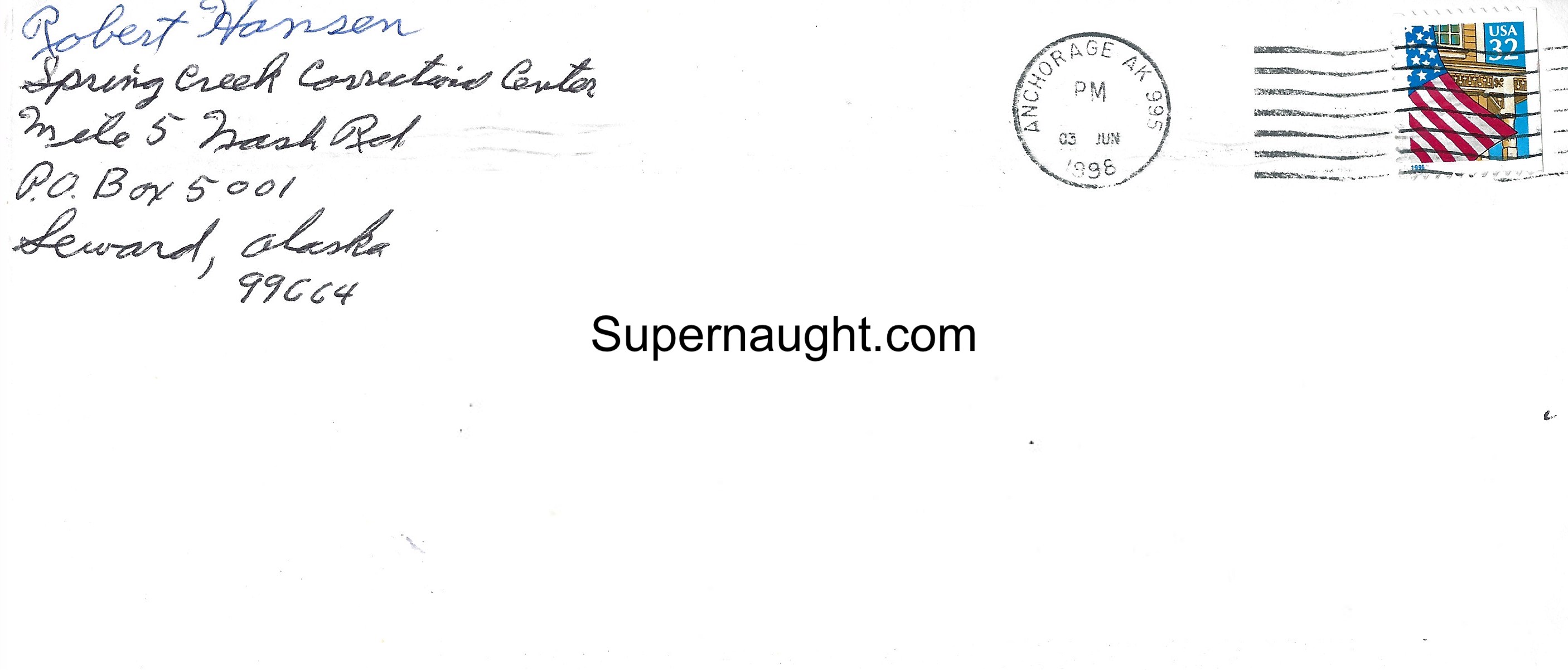 Robert Hansen Signed Envelope