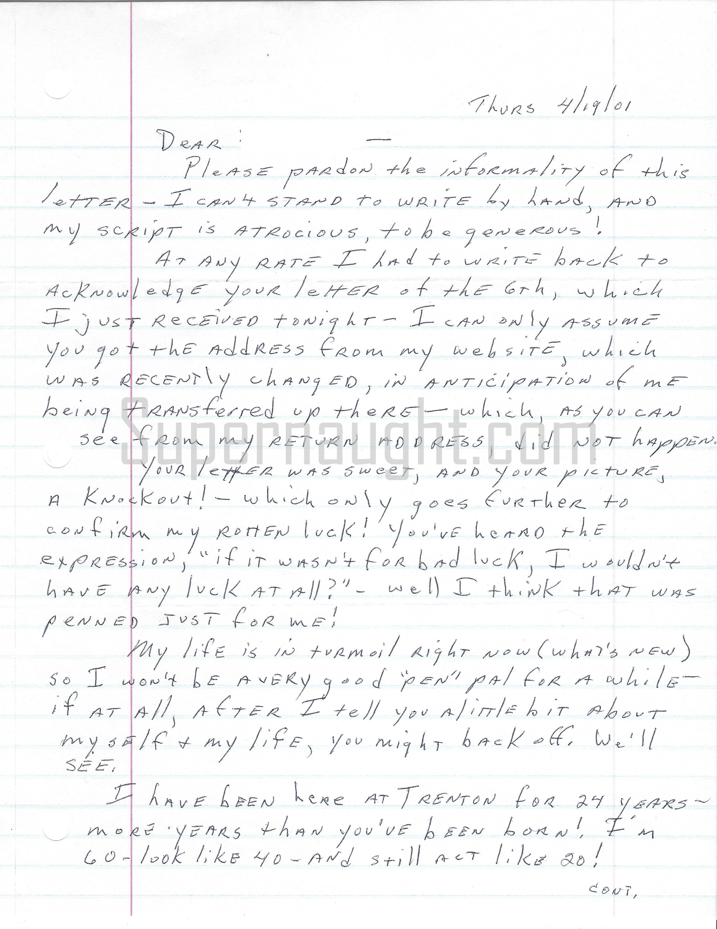 Robert Reldan Letter with Envelope Set Both Signed