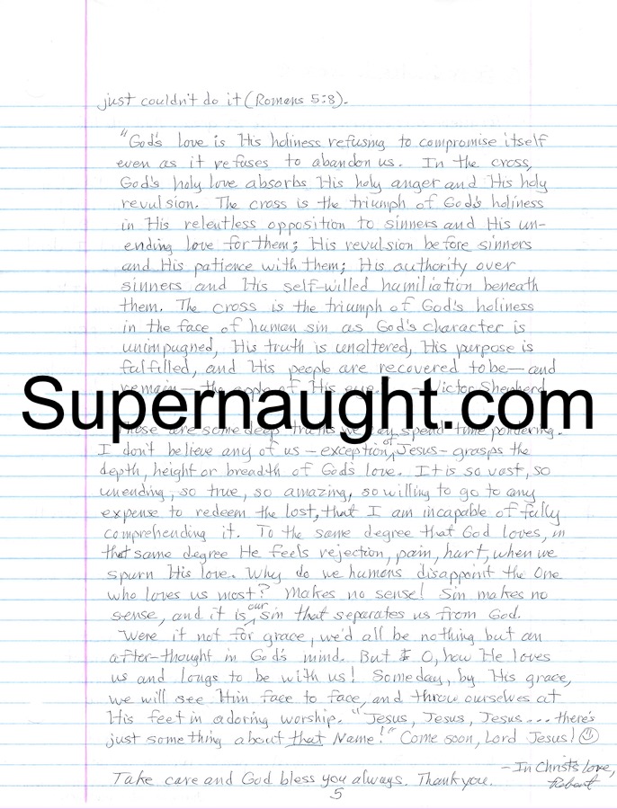 Robert Yates Six Page Letter and Envelope Set Both Signed