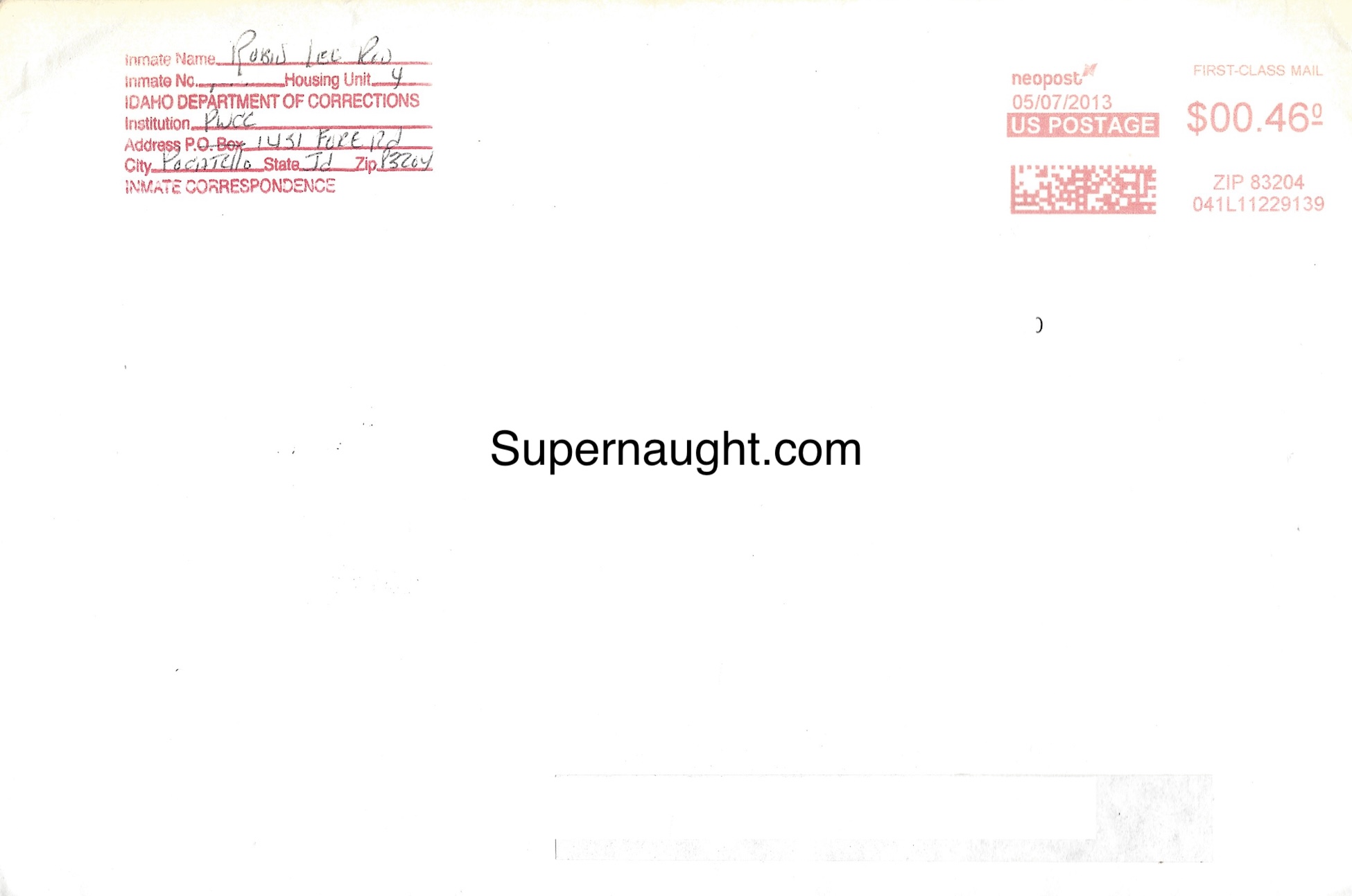 Robin Lee Row Letter Envelope Set Both Signed image 3