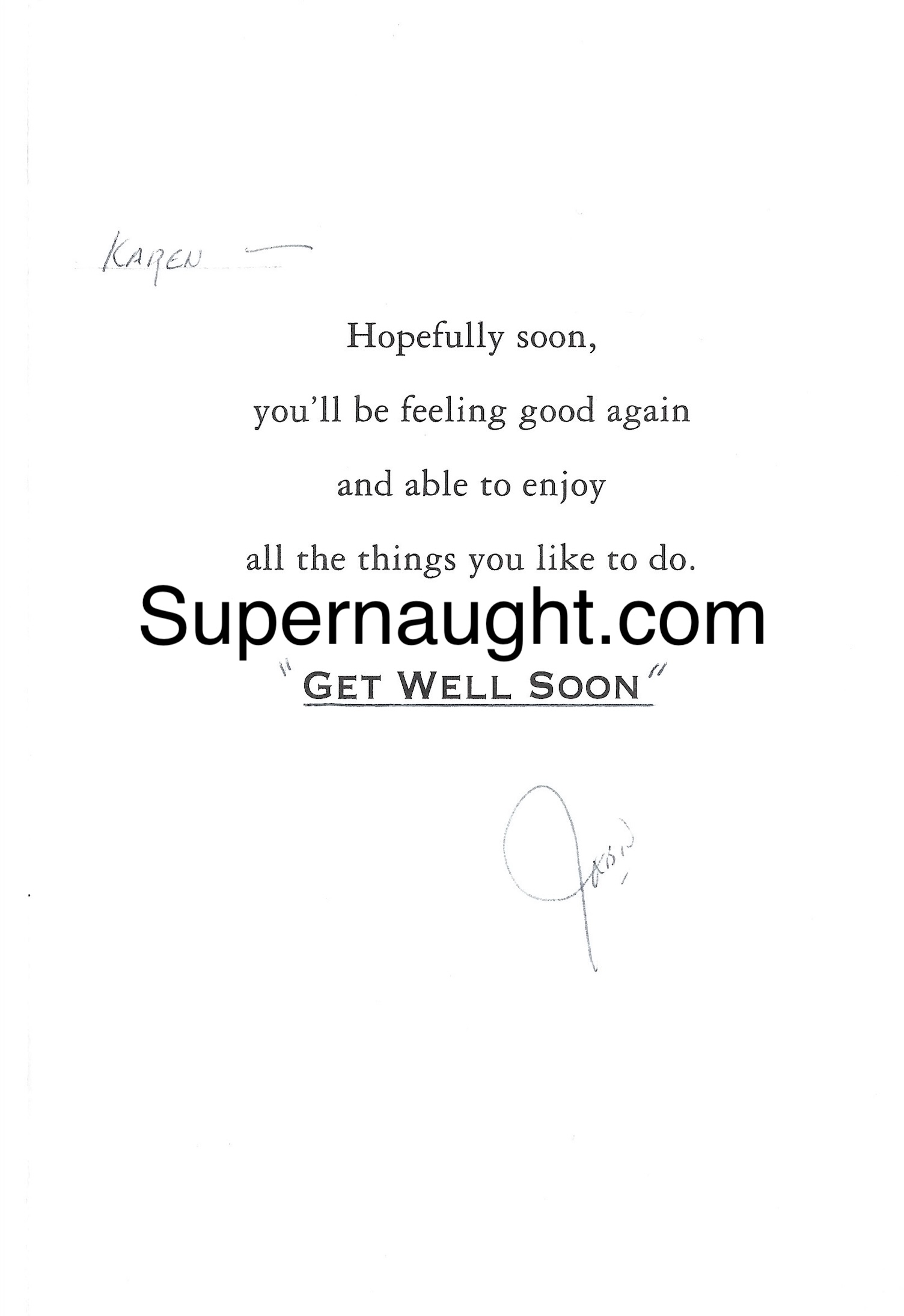 Robin Lee Row Card with Envelope Set Both Signed