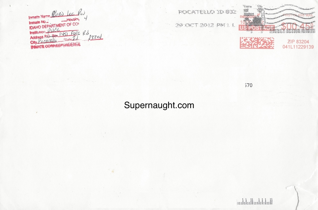 Robin Lee Row Halloween Card Envelope Set Both Signed image 3