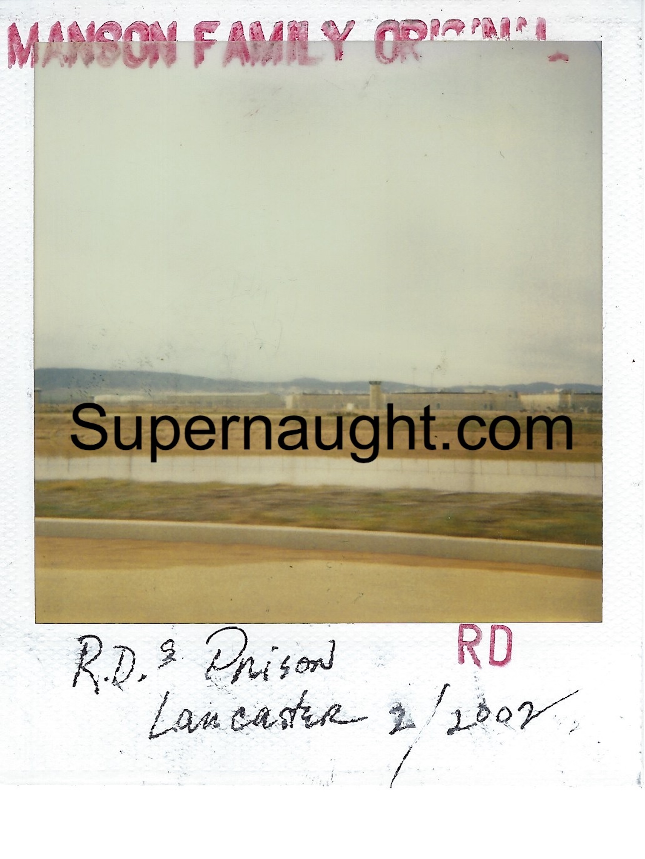 Roger Dale Smith Prison Lancaster CA Polaroid 2002