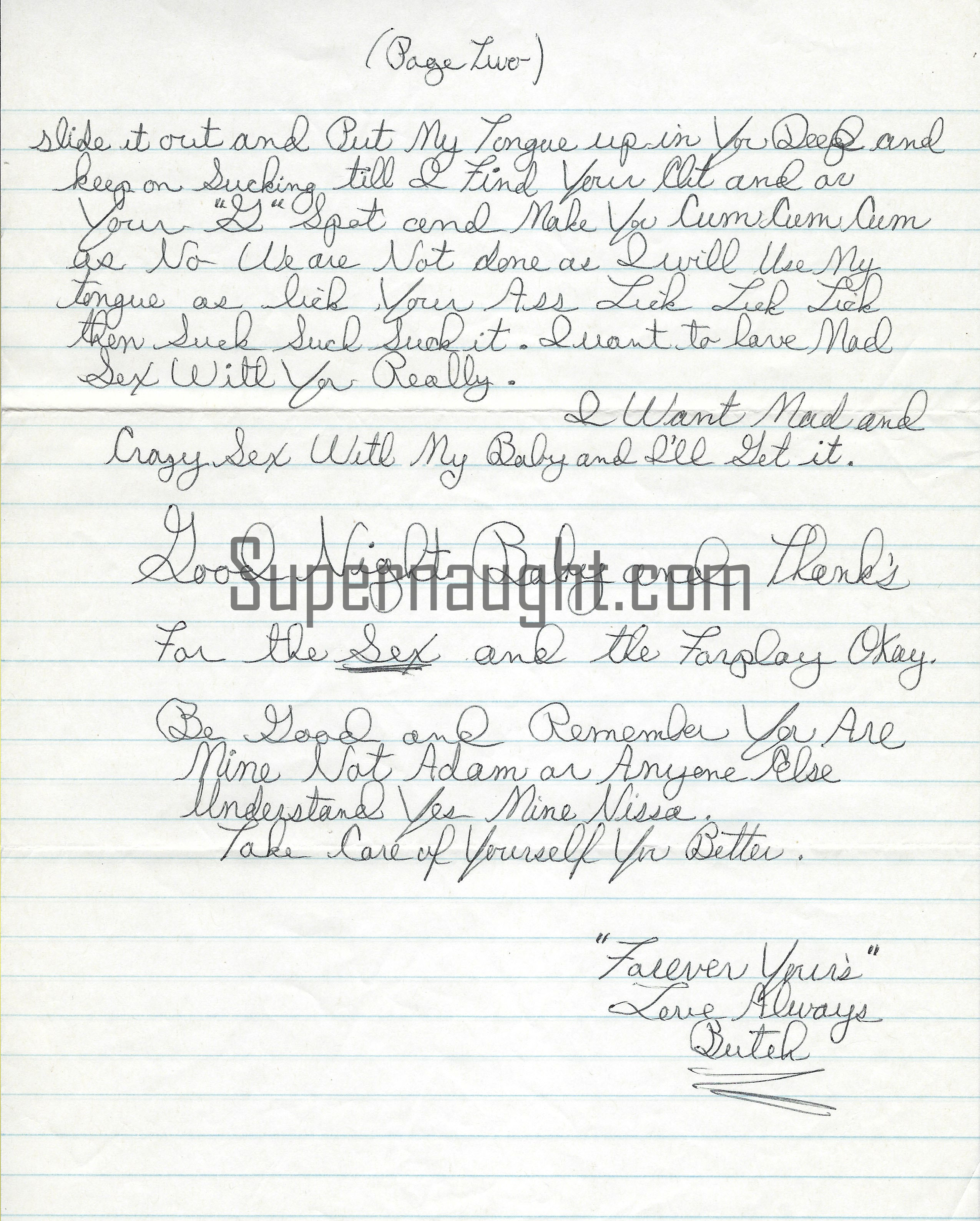 Ronald Butch Defeo Funny Letter with Envelope Set Both Signed image 2