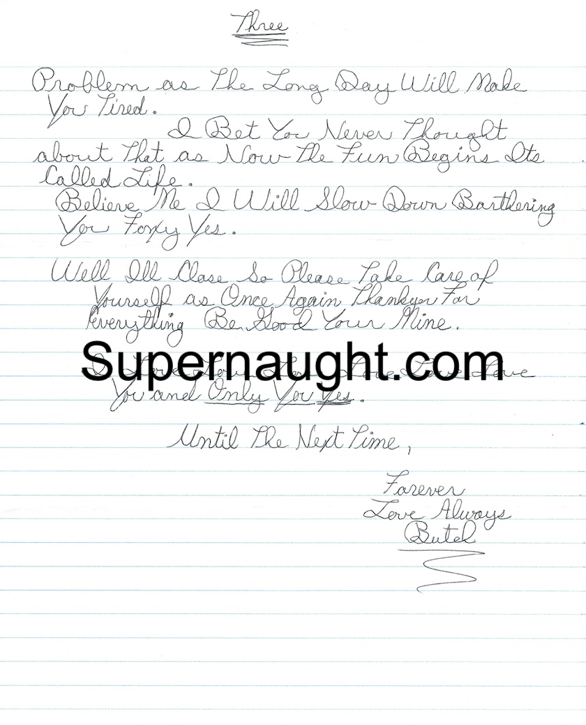 Ronald DeFeo Three Page Letter and Envelope Both Signed Plus Note His Counselor image 3