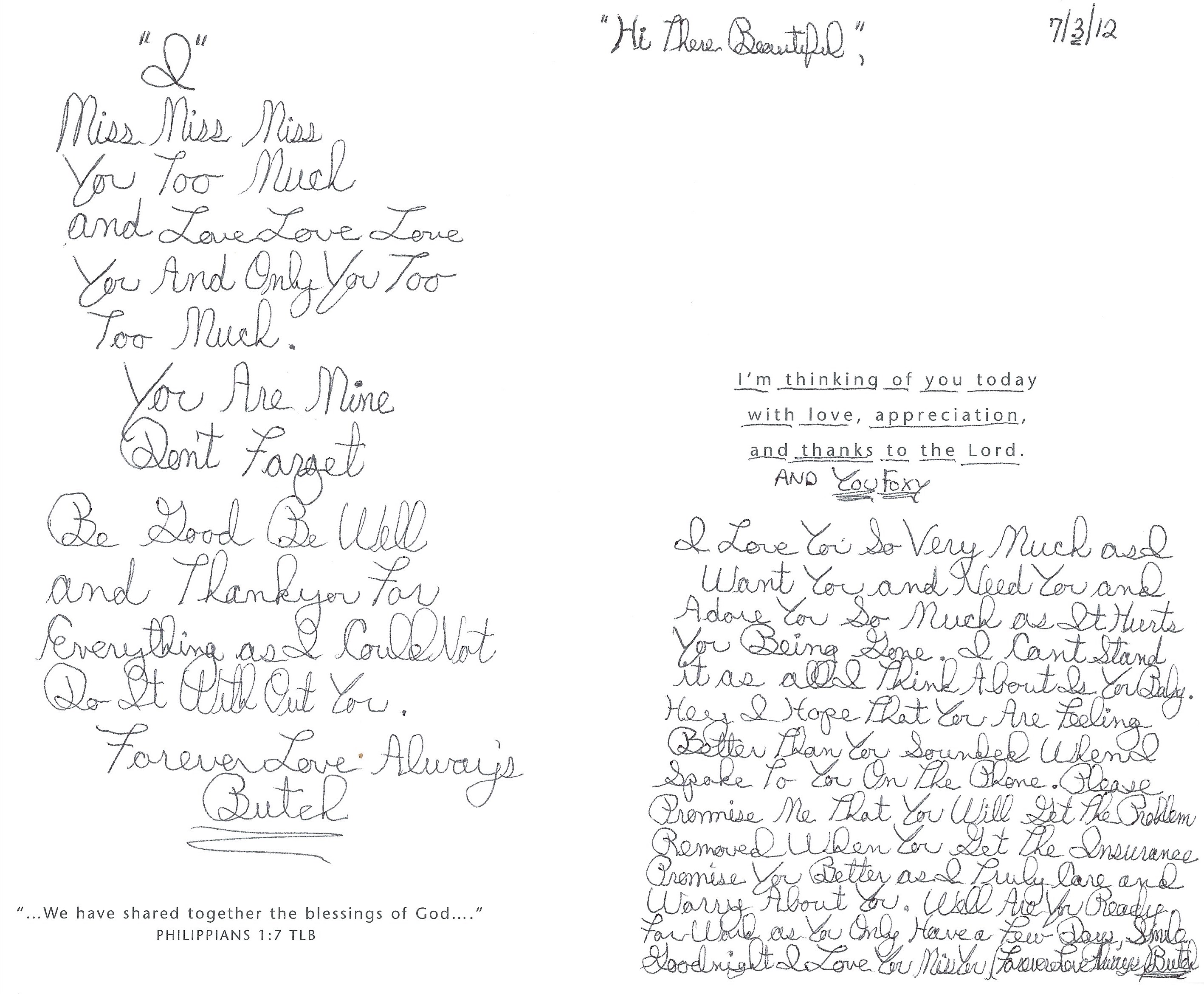Ronnie Butch Defeo Card and Envelope Both Signed
