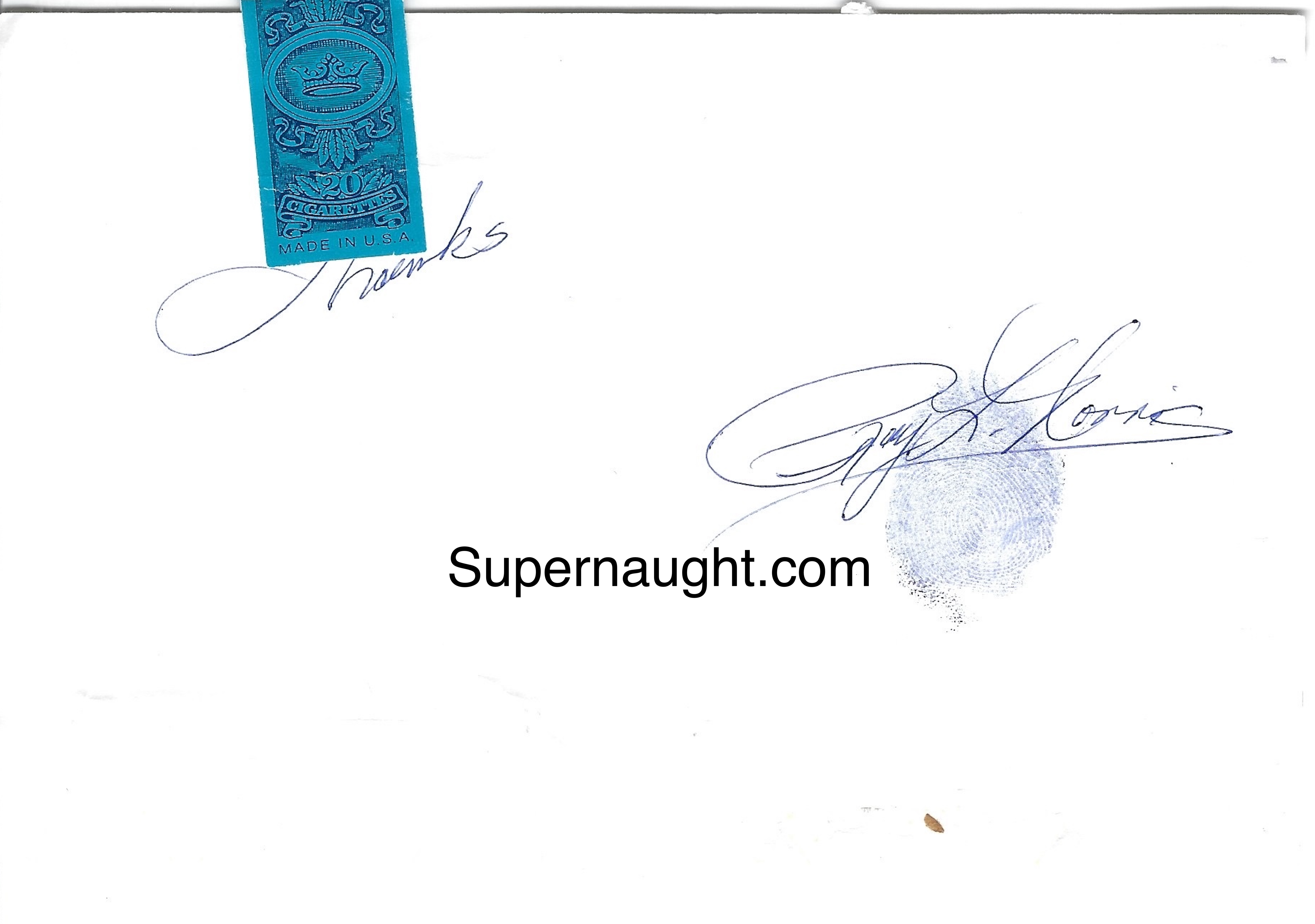 Roy Norris Chesterfield Cigarette Label Signed image 2