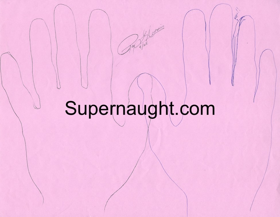 Roy Norris Hand Tracings Signed