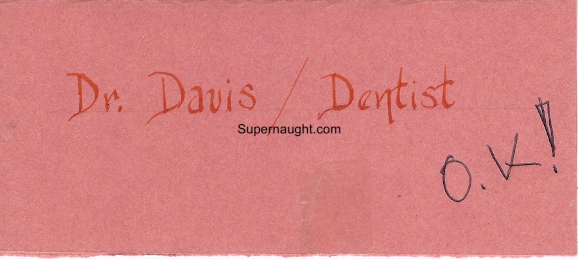 Roy Norris Hey Doc Signed Artwork Note image 2
