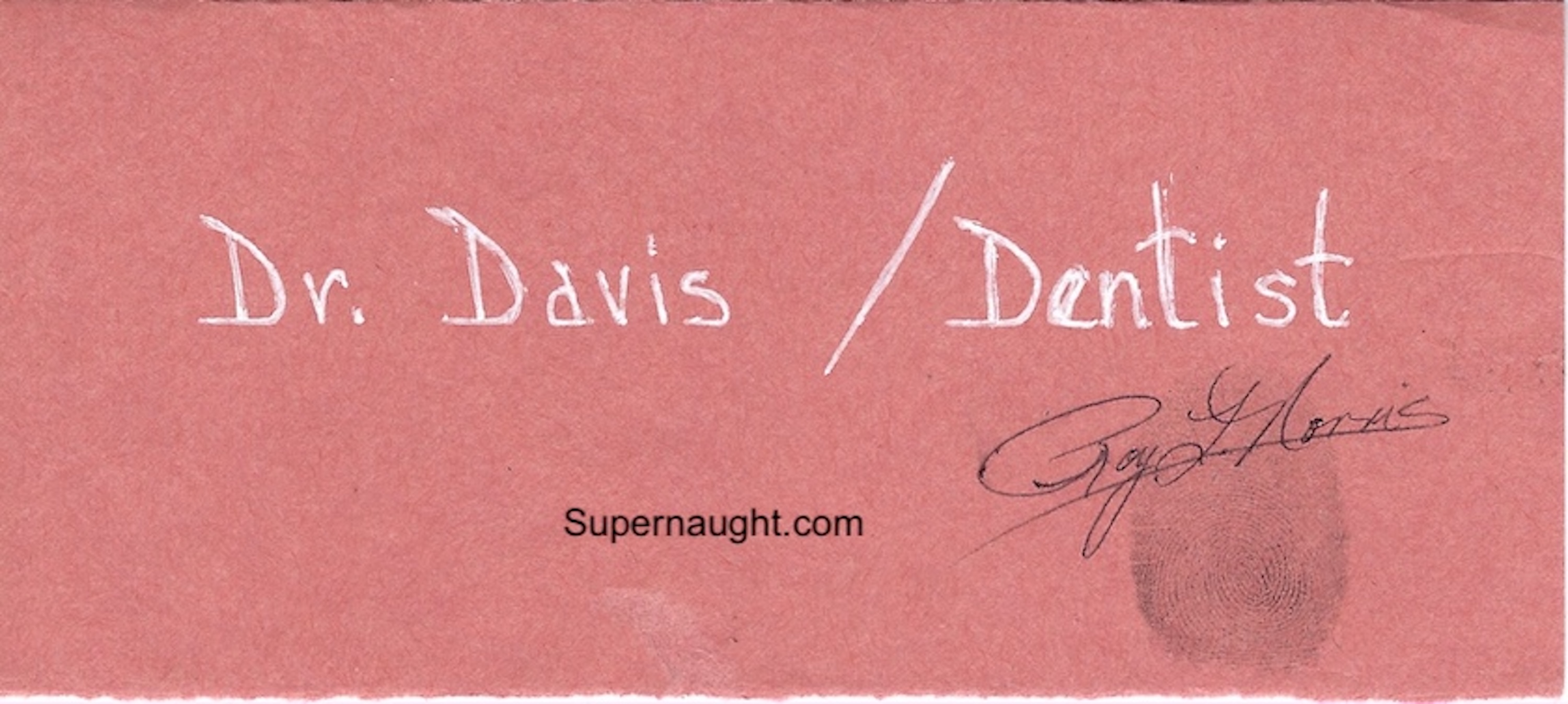 Roy Norris Hey Doc Signed Artwork Note image 3