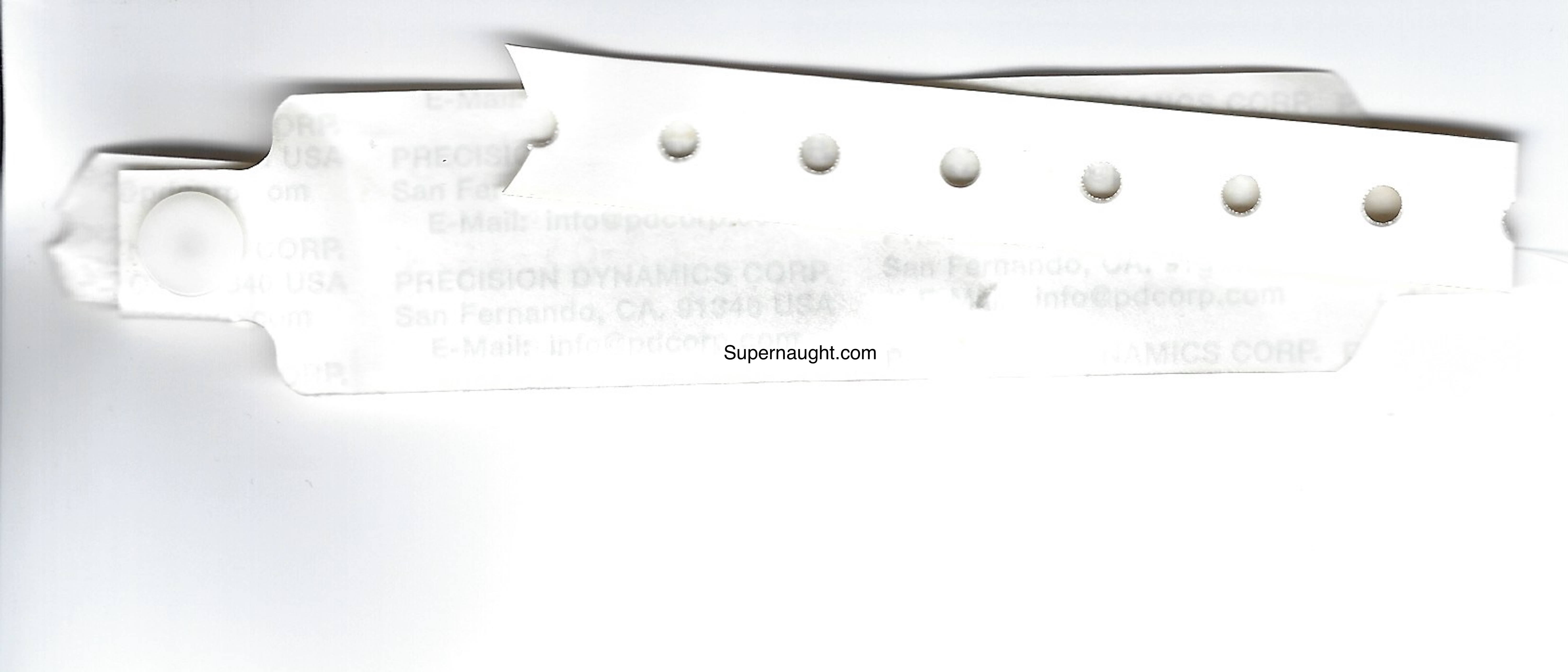 Roy Norris Hospital ID Bracelet Signed image 2