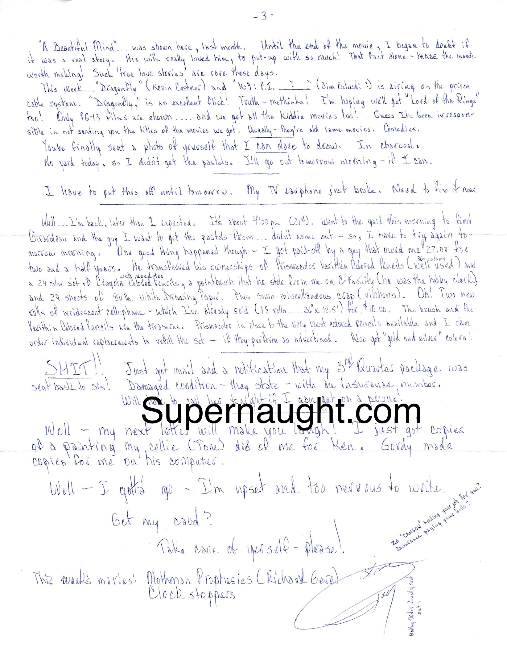 Roy Norris Letter and Envelope Set Both Signed image 3
