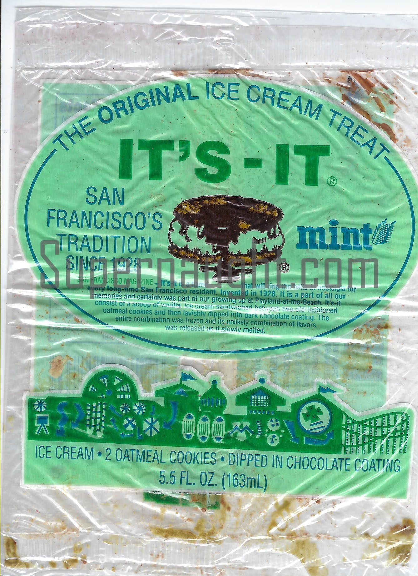 Roy Norris Mint Ice Cream Wrapper