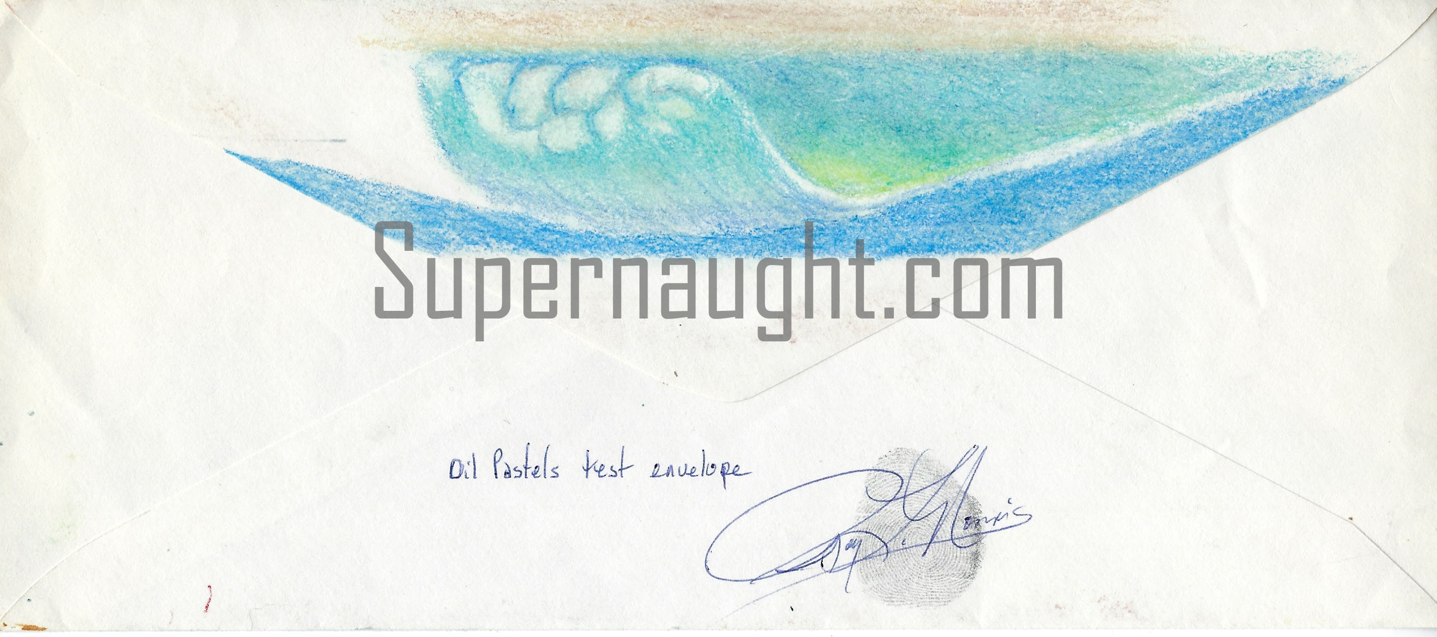 Roy Norris Oil Pastels Artwork Signed image 2