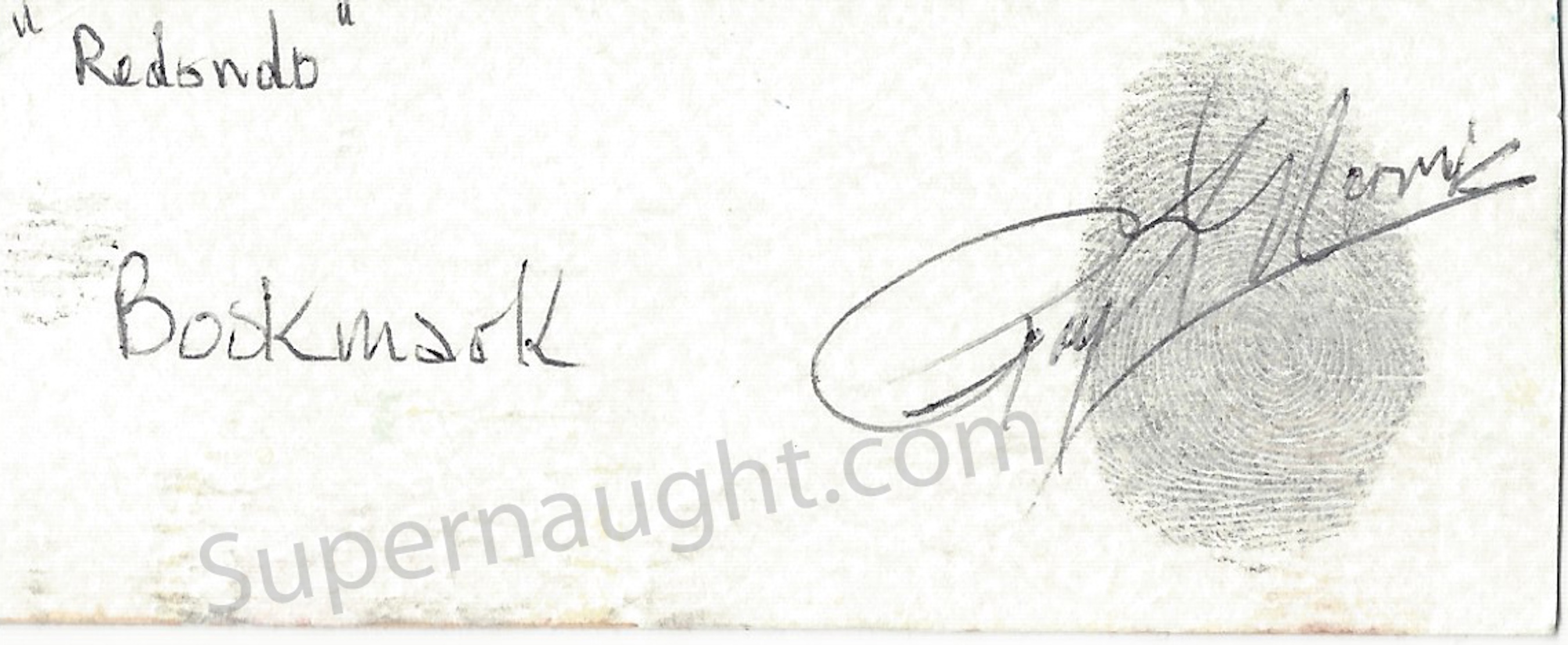 Roy Norris Redondo Beach Bookmark Painting Signed image 2