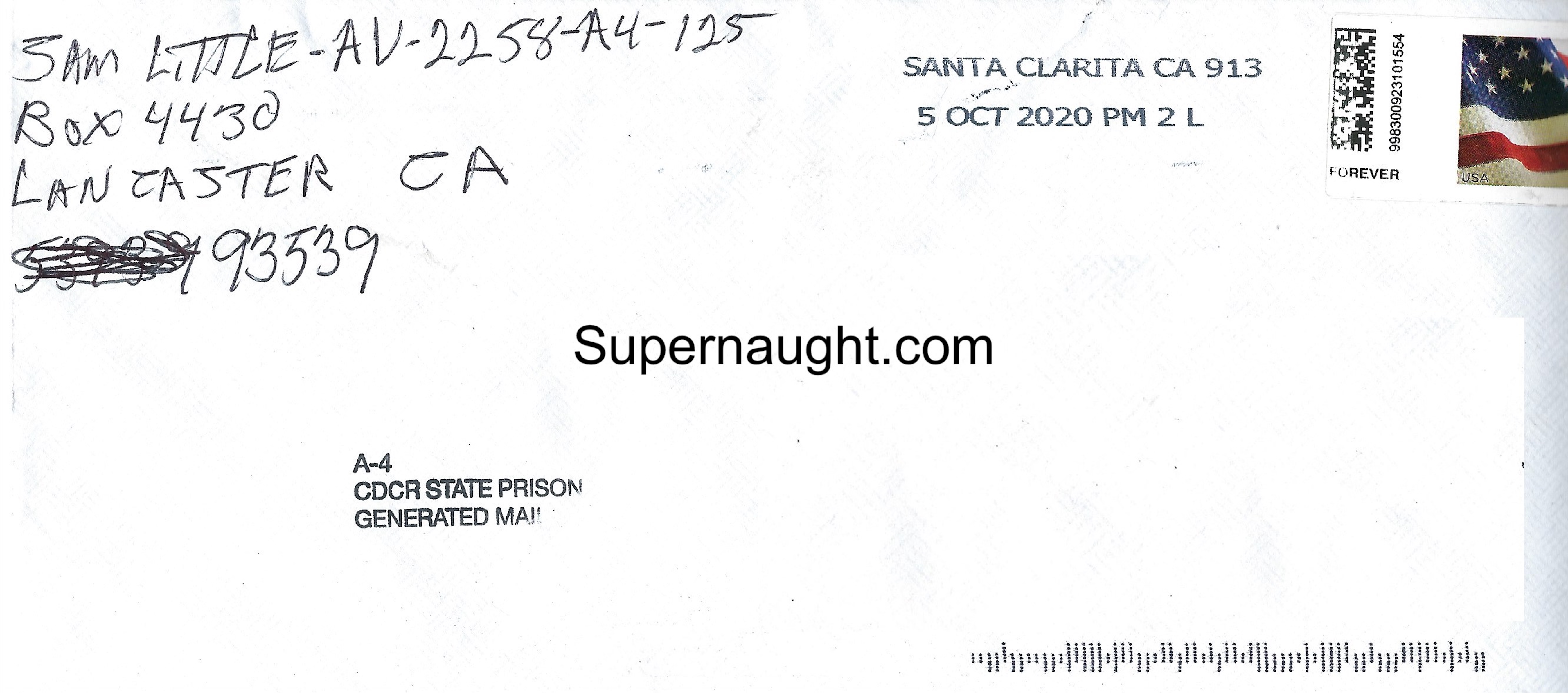 Samuel Little Two Page Letter And Envelope Set Both Signed Great Content! image 3