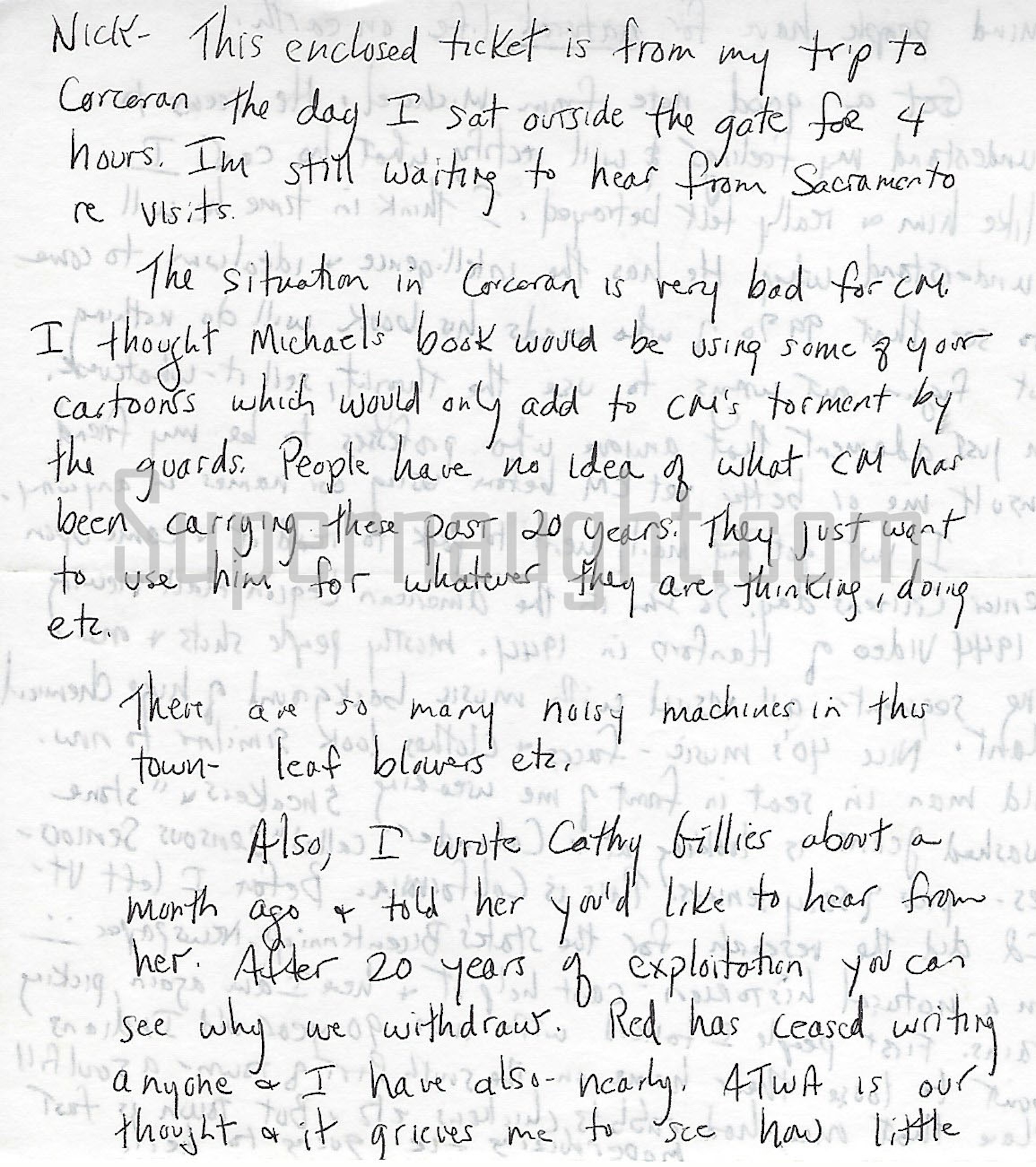 Sandra Good Handwritten Letter Manson Family image 2