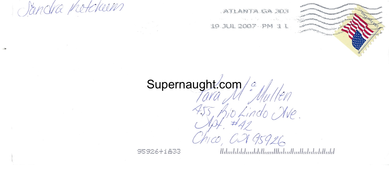 Sandra Ketchum Letter and Envelope Set Both Signed image 3