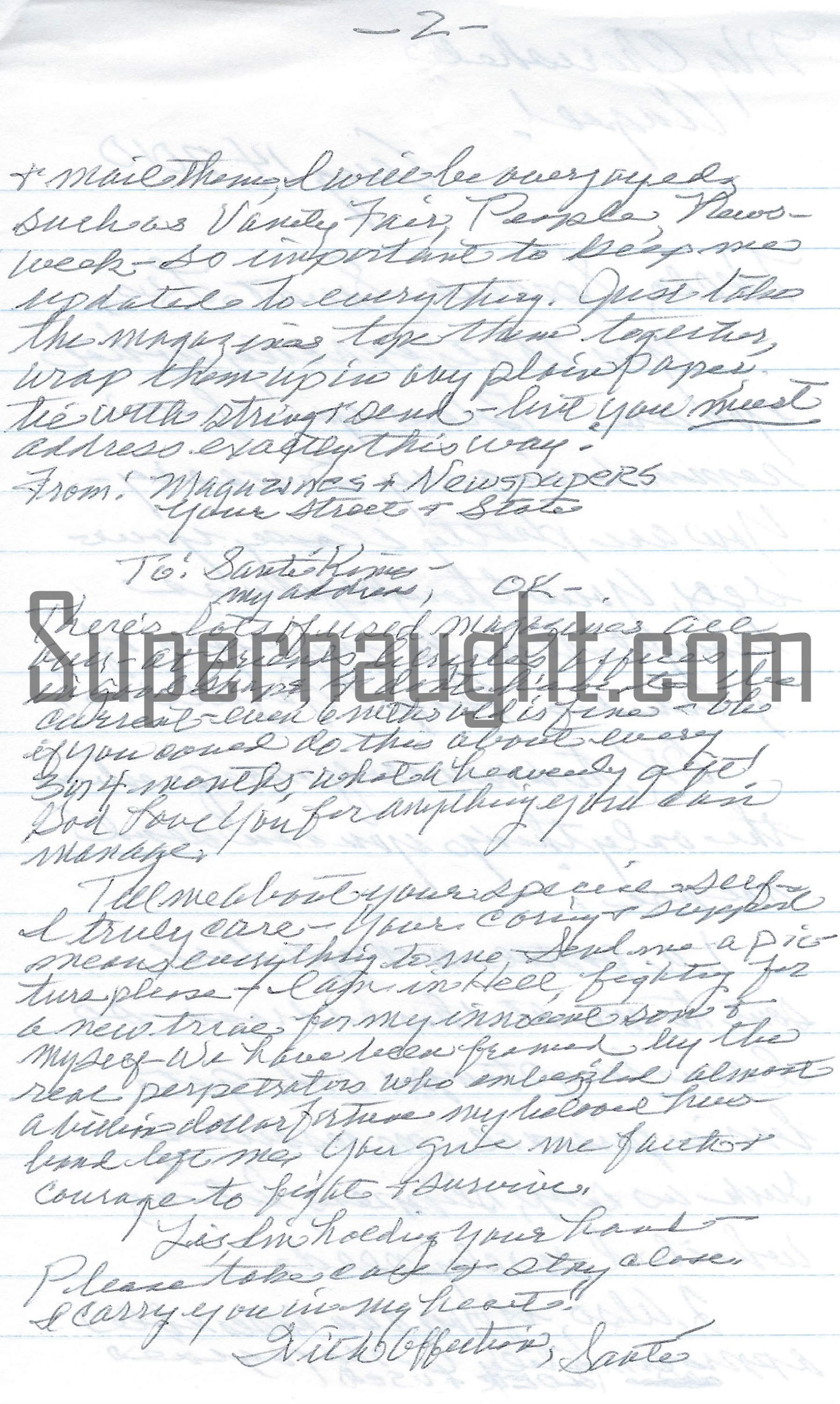 Sante Kimes Handwritten Letter Envelope Set Both Signed image 2