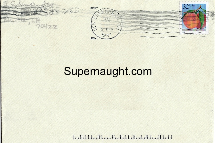 Sarah Edmondson Signed Prison Envelope with Bio
