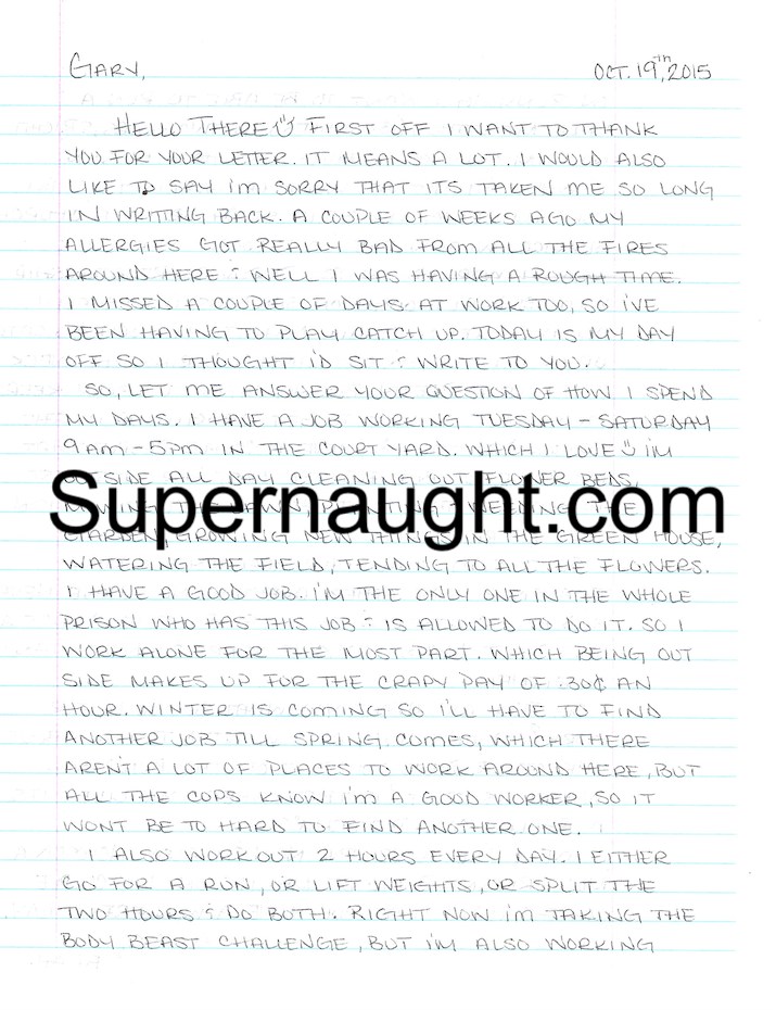 Sarah Johnson Letter and Envelope Both Signed with Photo
