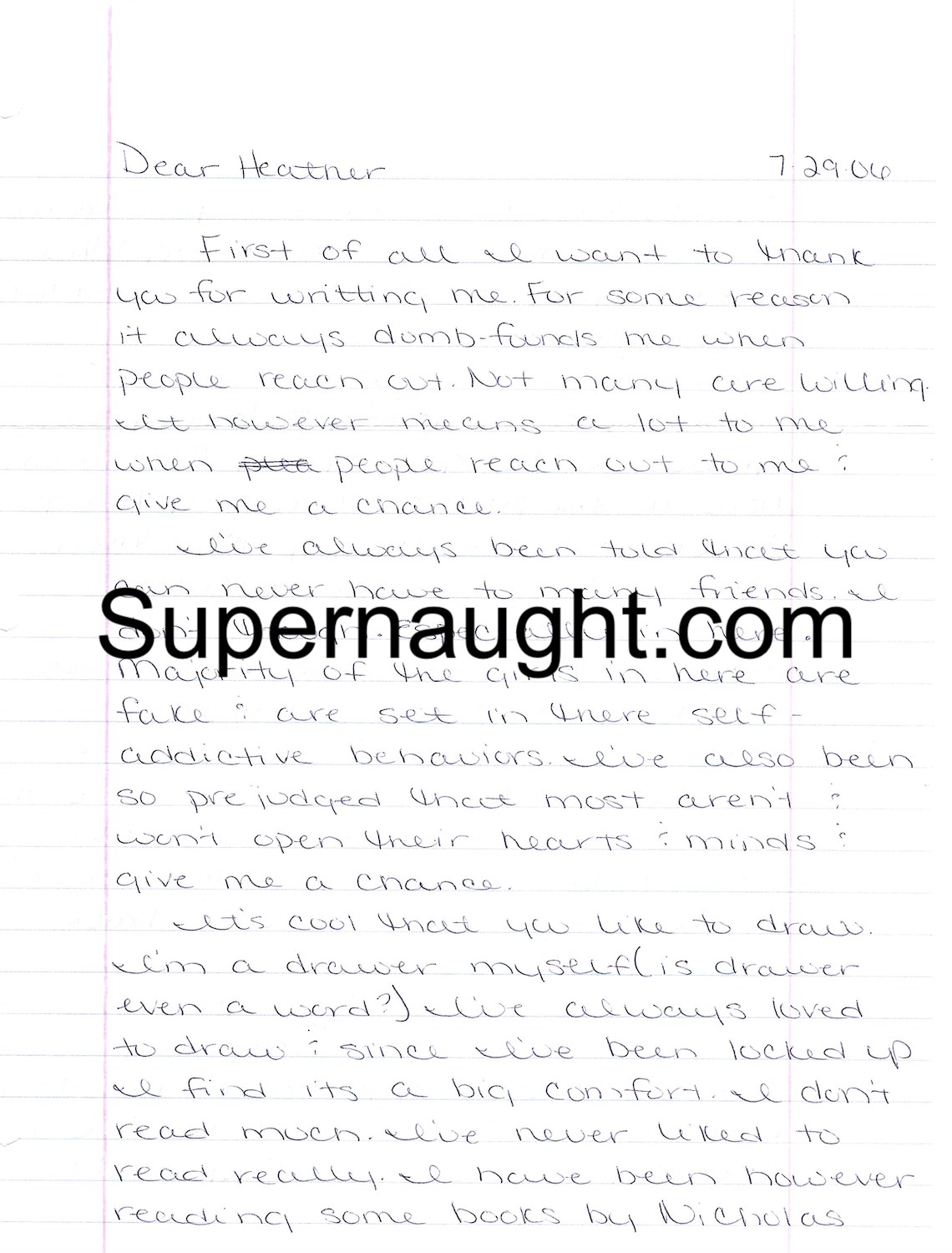 Sarah Johnson Letter and Envelope Set Both Signed