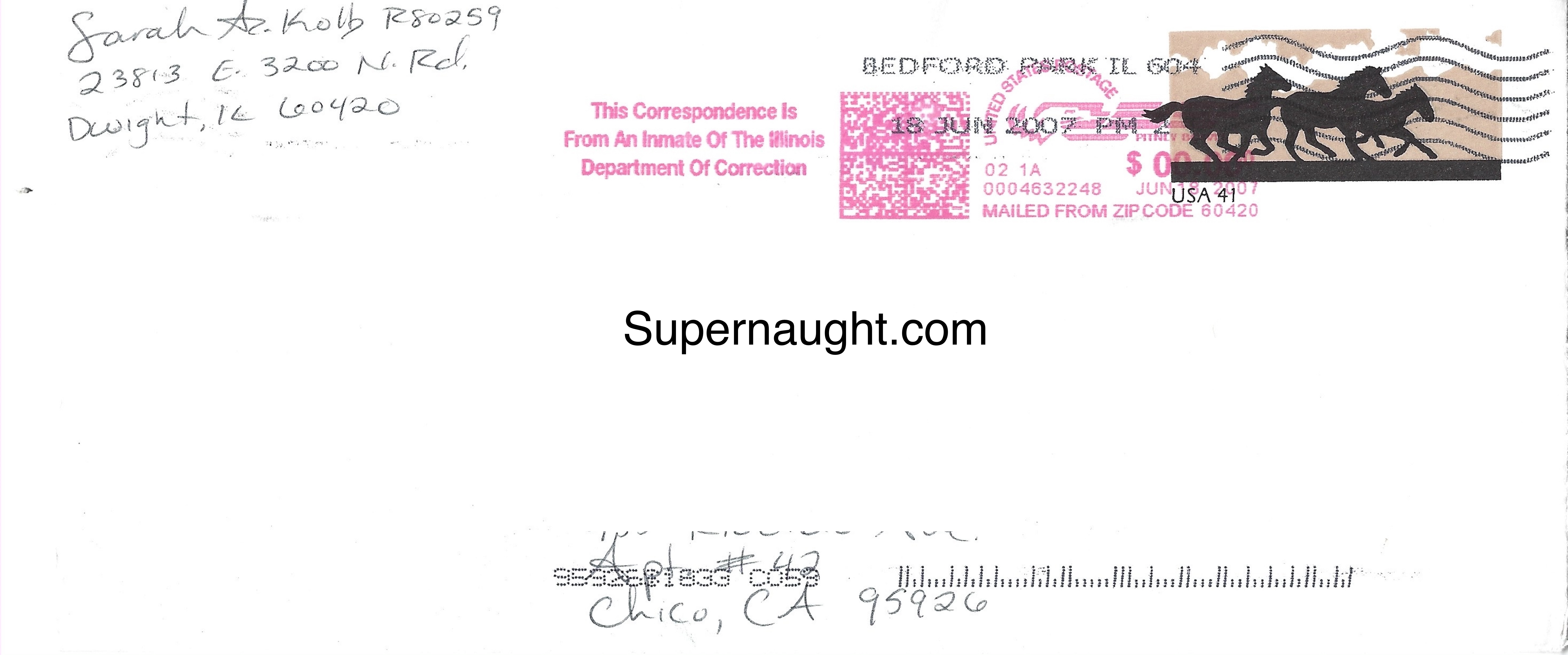 Sarah Kolb Letter and Envelope Set Both Signed image 3