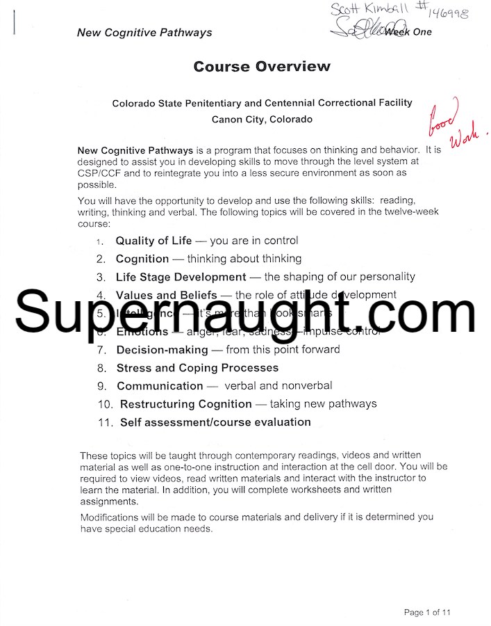 Scott Kimball Course Overview Signed