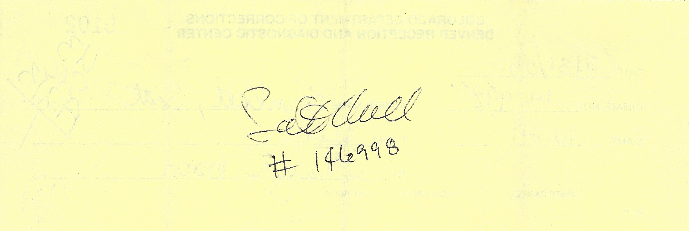 Scott Kimball Denver Reception Receipt