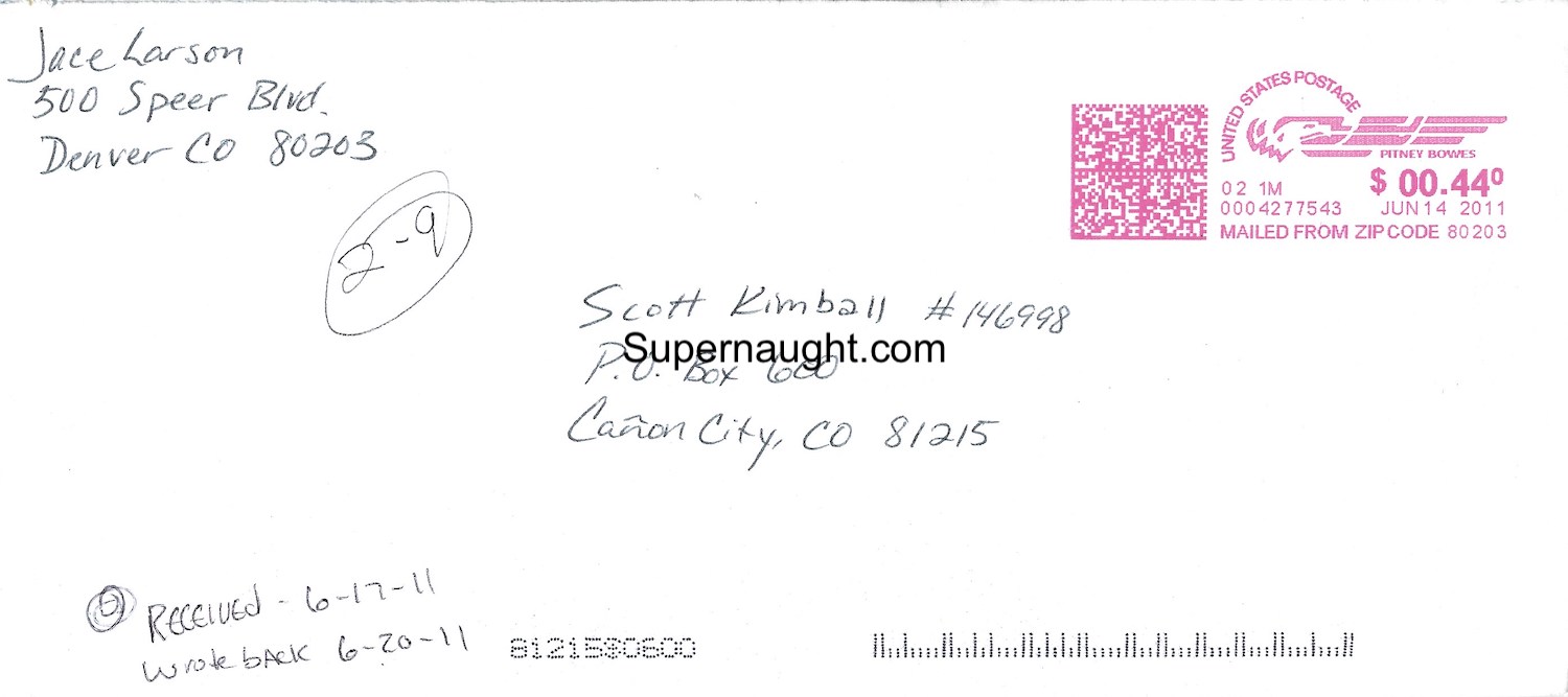 Scott Kimball How Can I Break Some News Reporter Letter and Envelope Signed image 2