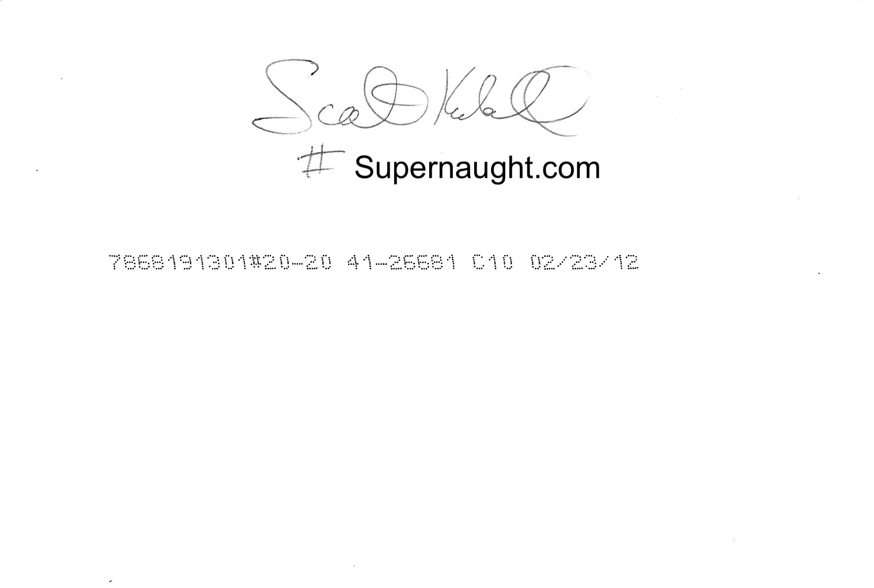 Scott Kimball In Court Signed Photo image 2